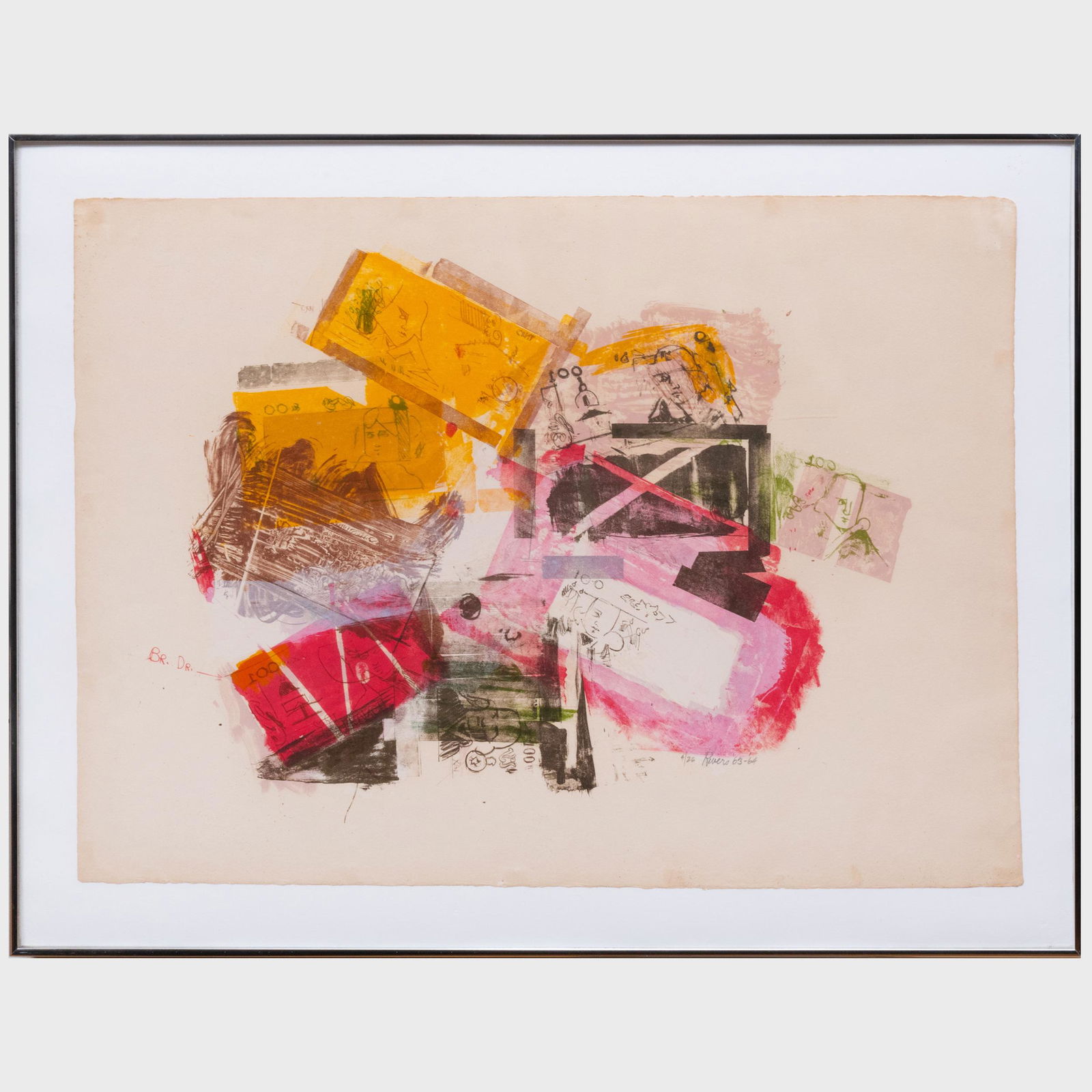 Larry Rivers (1923-2002): Nine French Bank Notes I (1 of 4)