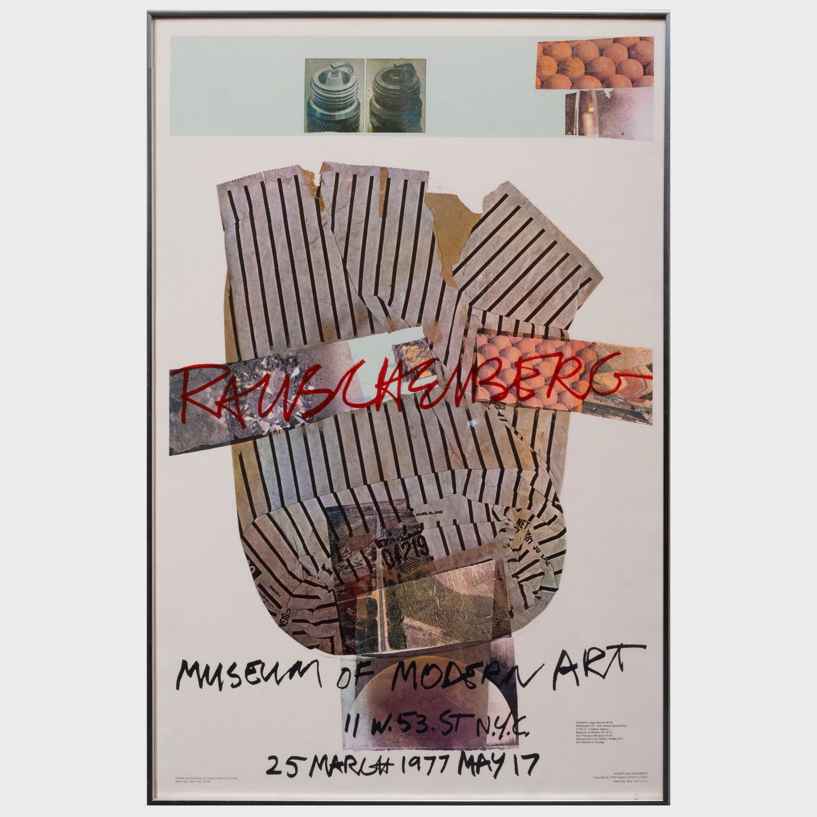 After Robert Rauschenberg (1925-2008): Museum of Modern (1 of 3)