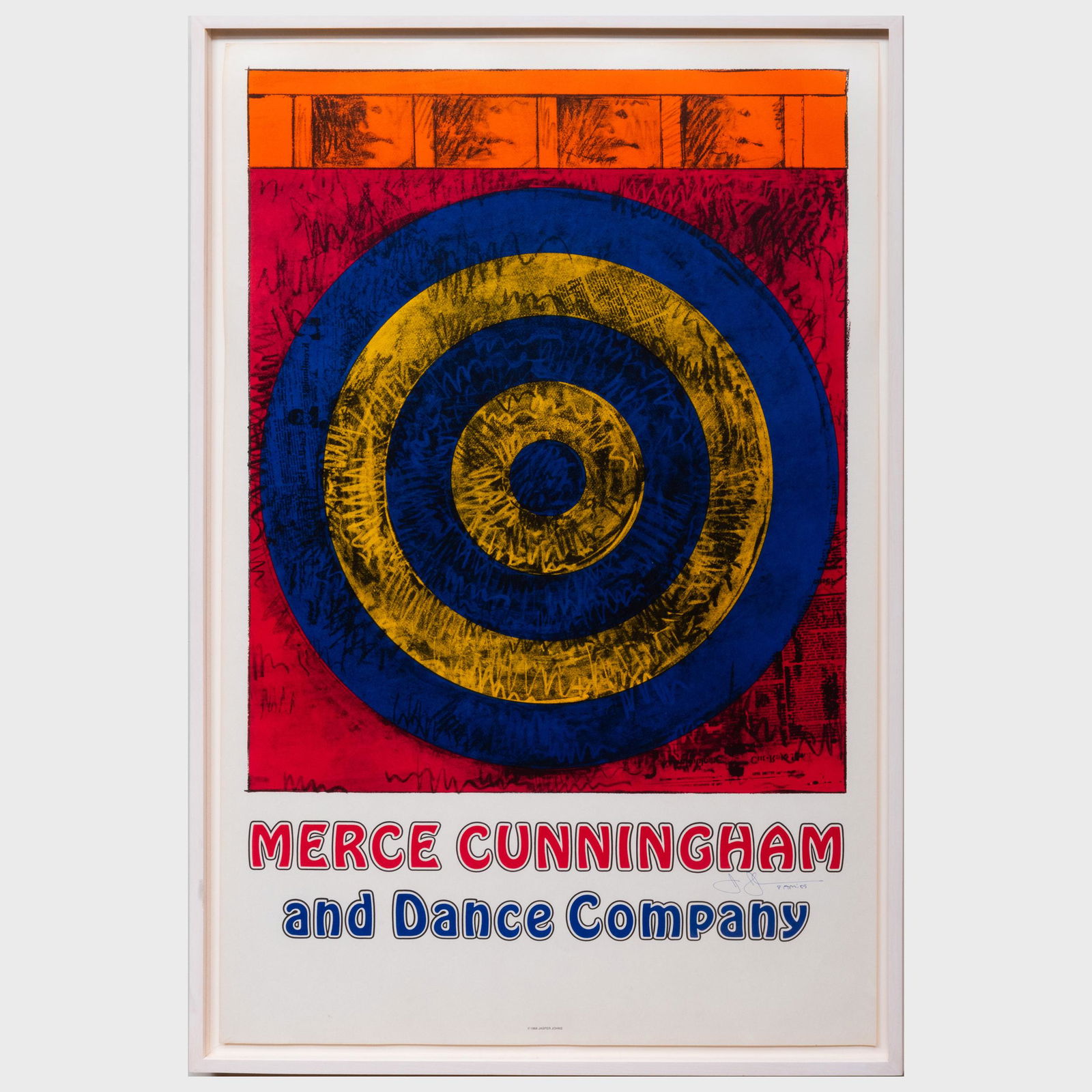 After Jasper Johns (b. 1930): Merce Cunningham and (1 of 4)