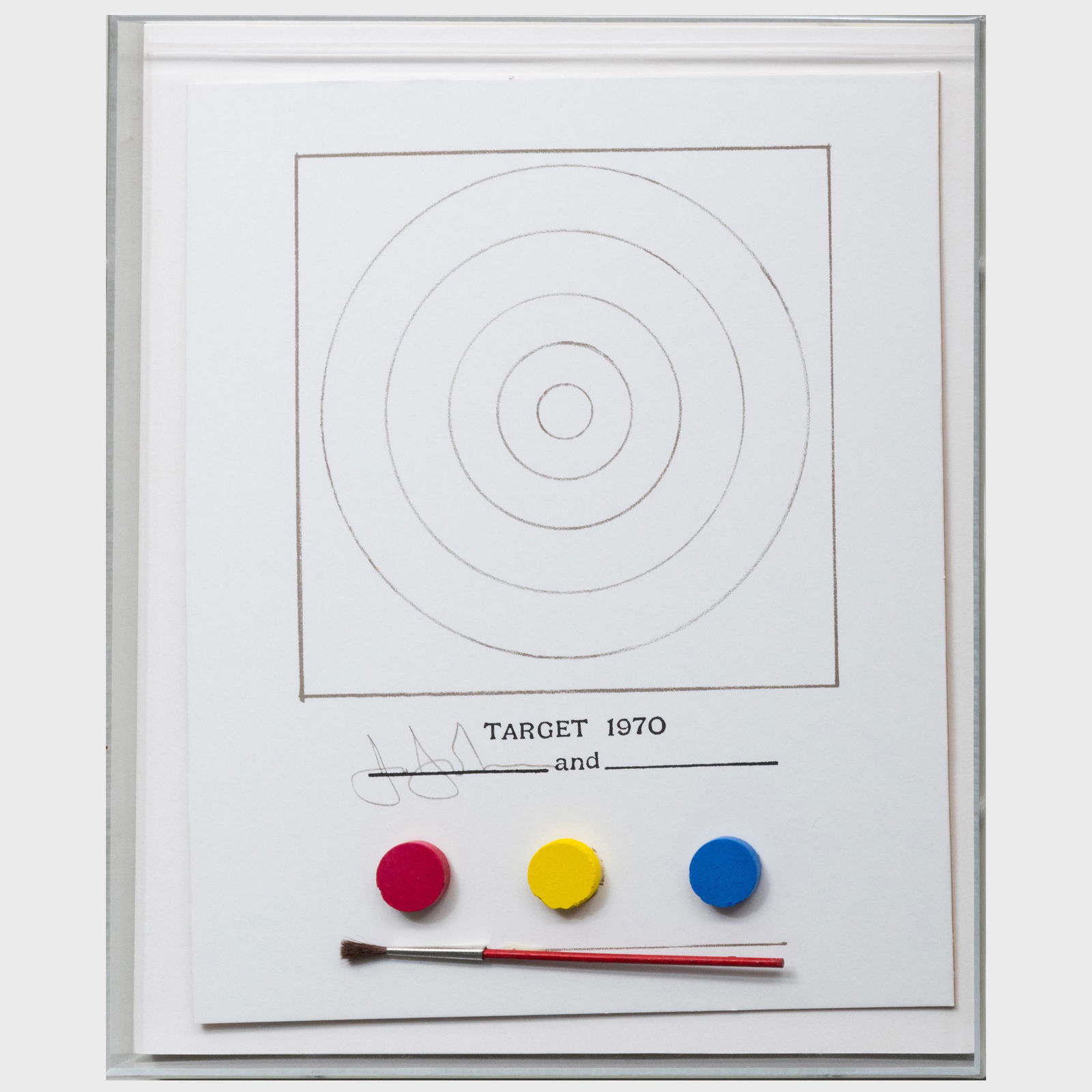 Jasper Johns (b. 1930): Target (1 of 4)