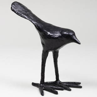 20th Century School: Bird: 20th Century School: Bird Metal, unmarked. 8 1/2 x 9 x 4 in. Property from the Collection of Tom Levine