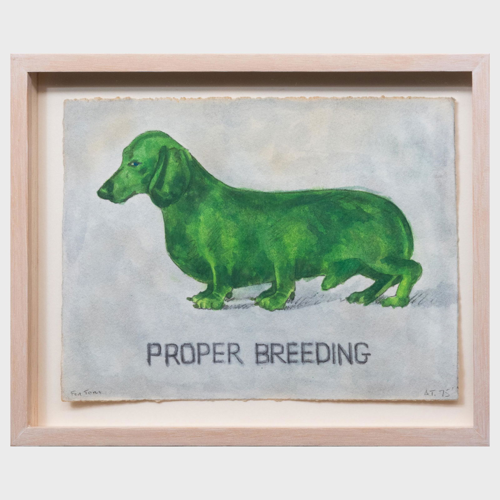 Alan Turner (1943-2020): Proper Breeding (1 of 5)