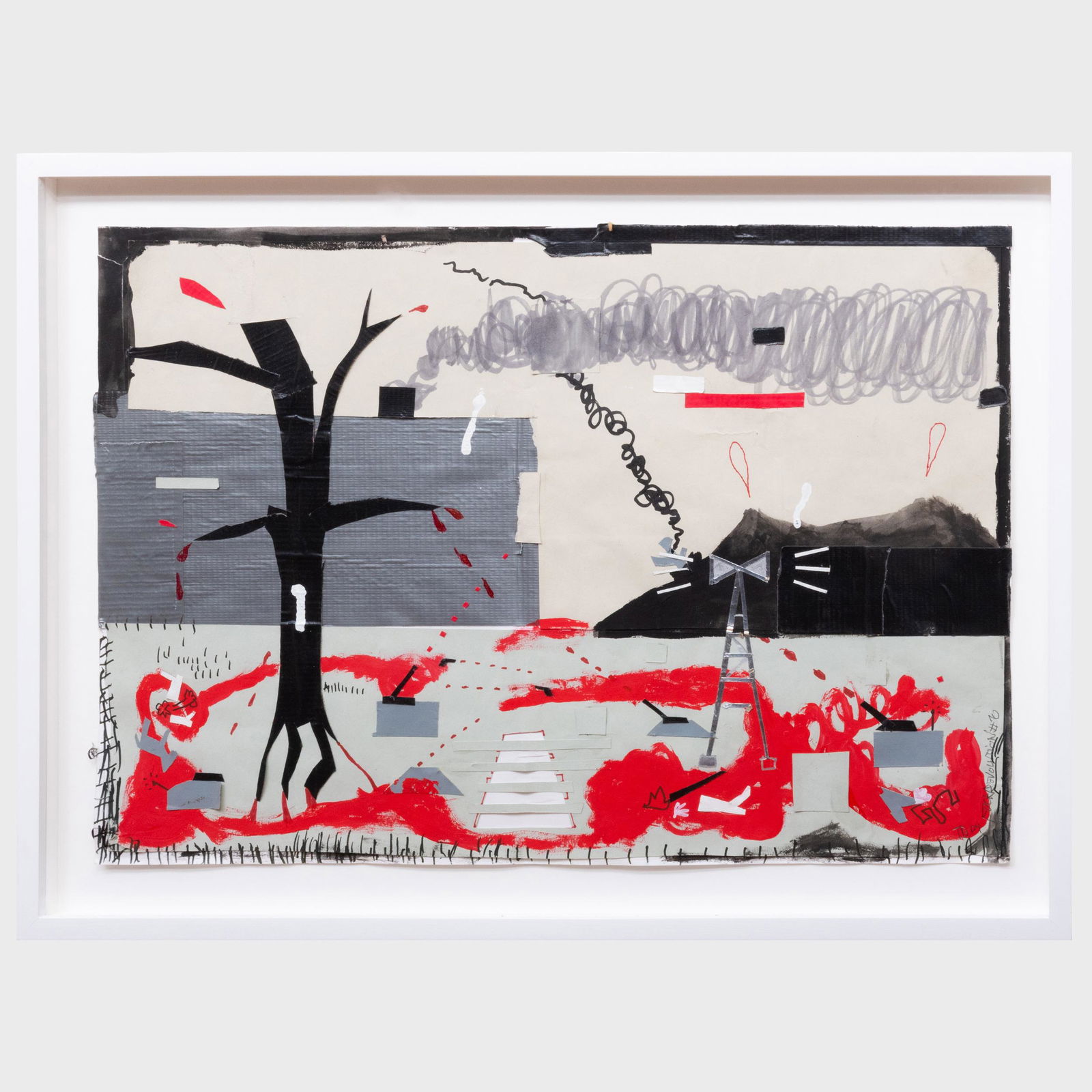 Tjorg Douglas Beer (b. 1973): Fuck Revolution III (Tree (1 of 3)