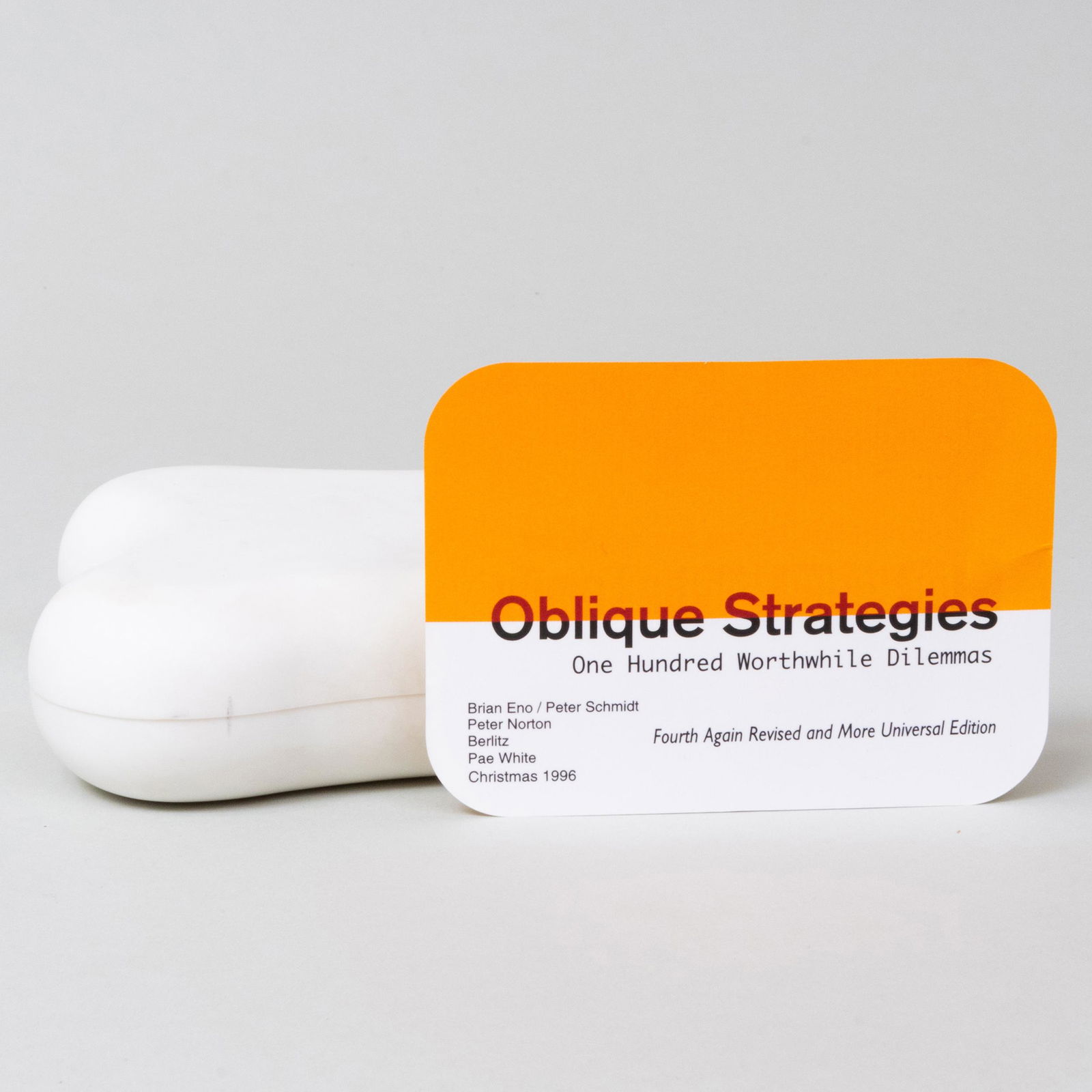 Brian Eno (b. 1958) and Peter Schmidt: Oblique (1 of 4)