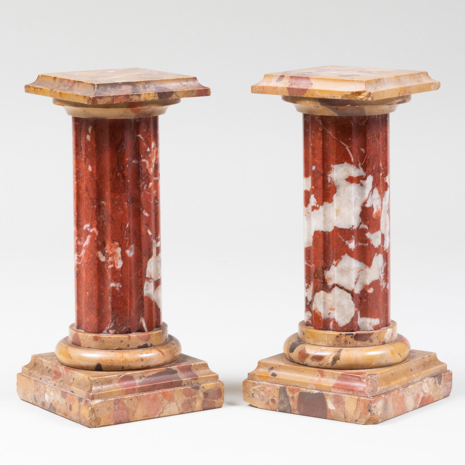 Pair of Doric Marble Fluted Columns (1 of 7)
