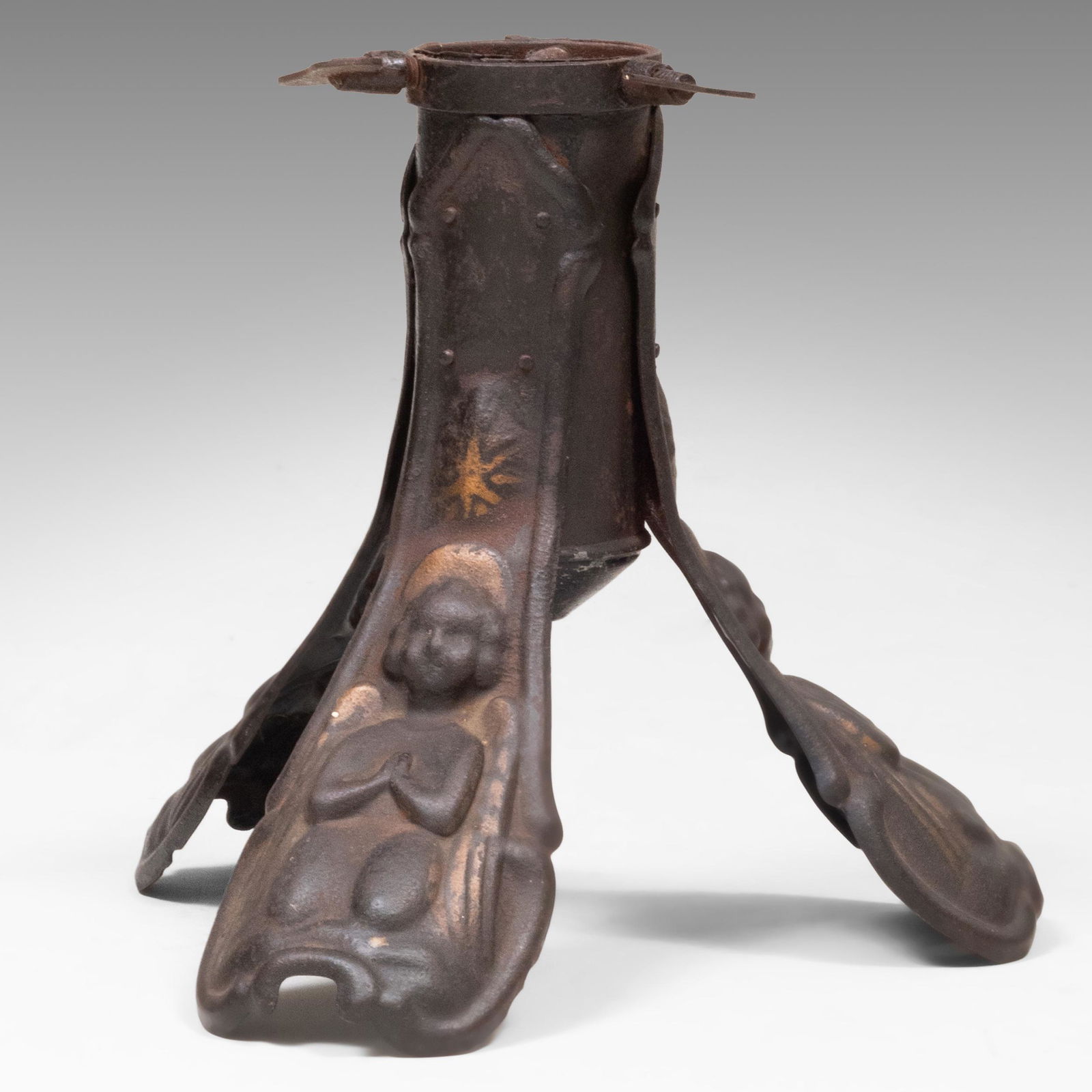 German Painted and Parcel-Gilt Tôle Christmas Tree (1 of 5)