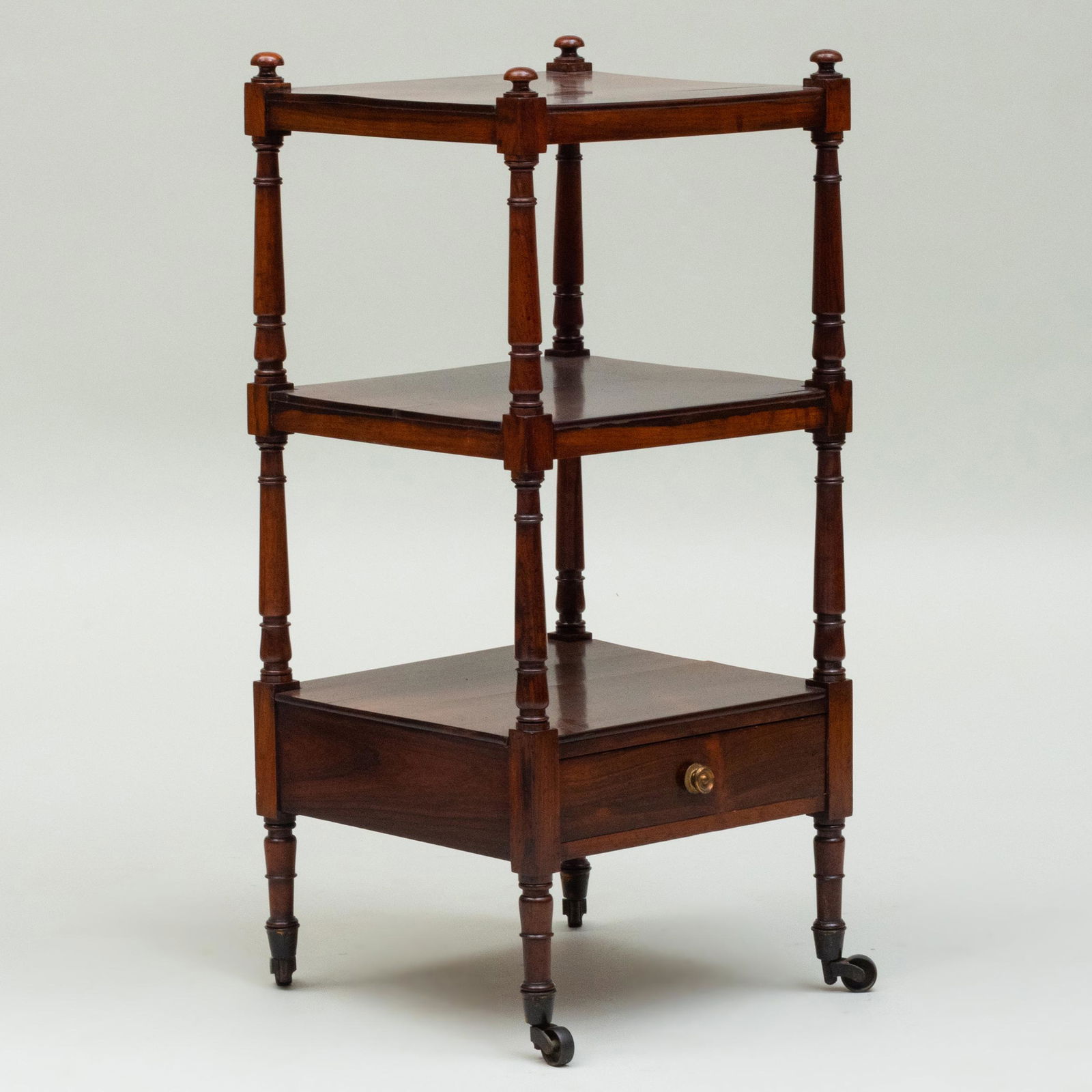 William IV Rosewood Three Tier Whatnot (1 of 10)
