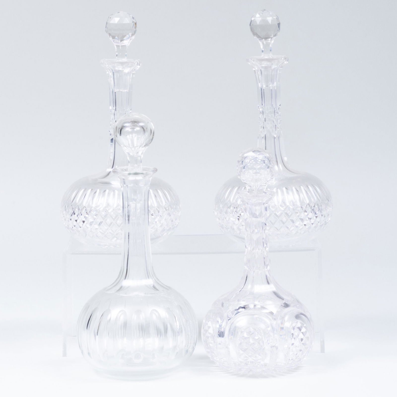 Group of Four English Cut Glass Decanters (1 of 5)