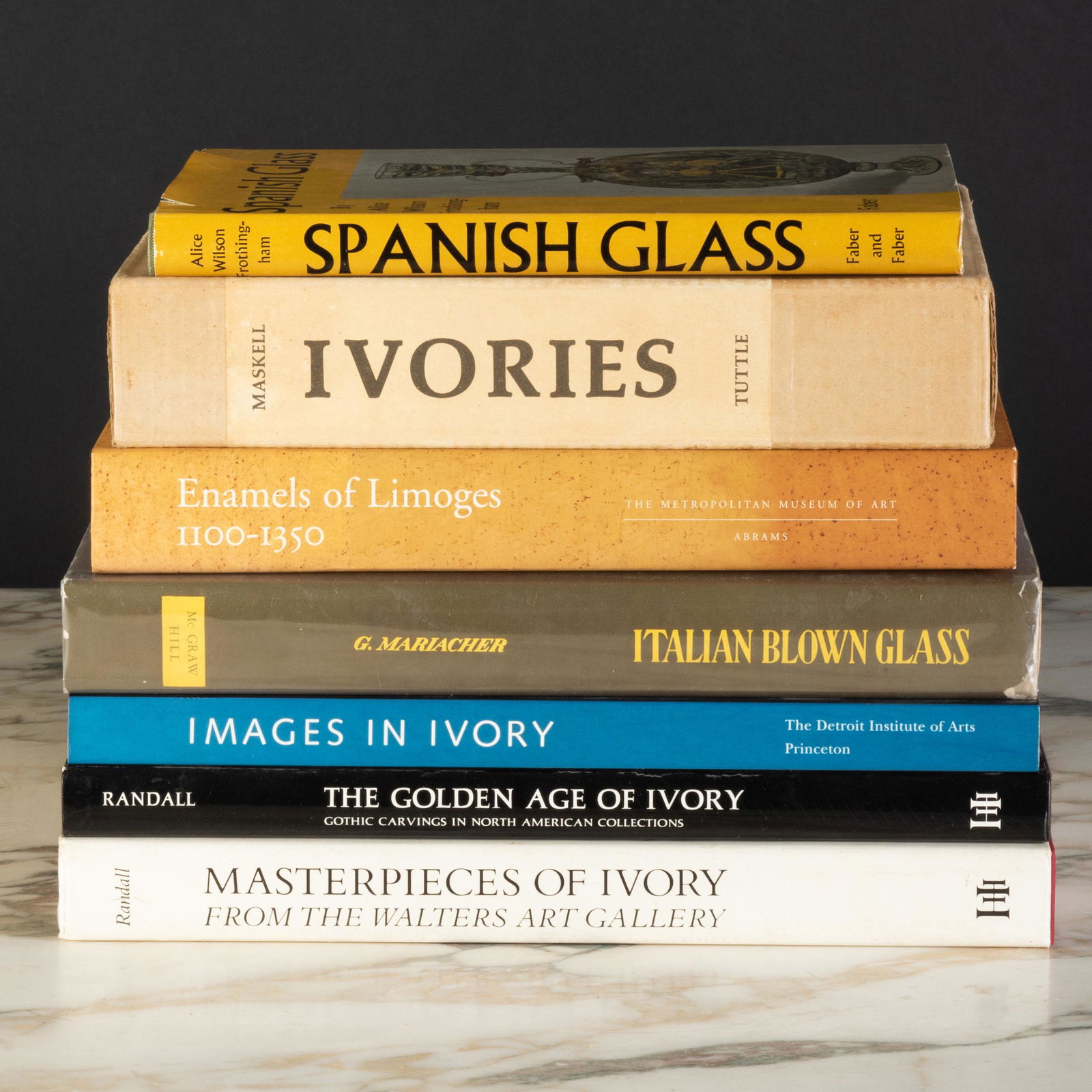 Miscellaneous Group of Books on Ivories, Glass, (1 of 20)