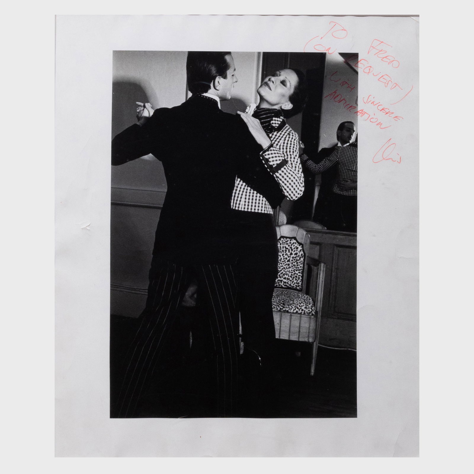 Christopher Makos (b. 1948): Fred Hughes and Maria (1 of 3)