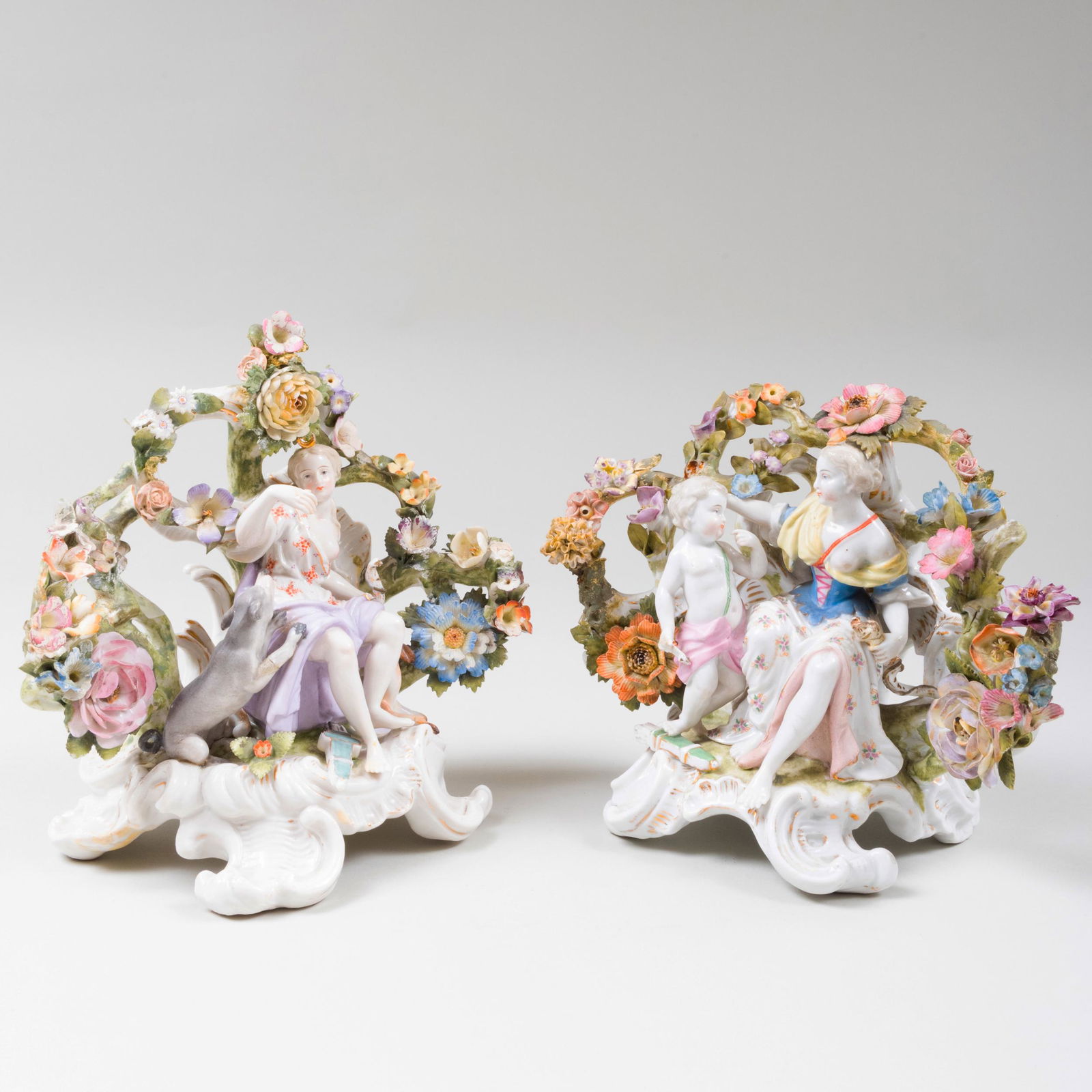 Pair of Meissen Helena Wolfson Mythological Figural (1 of 9)