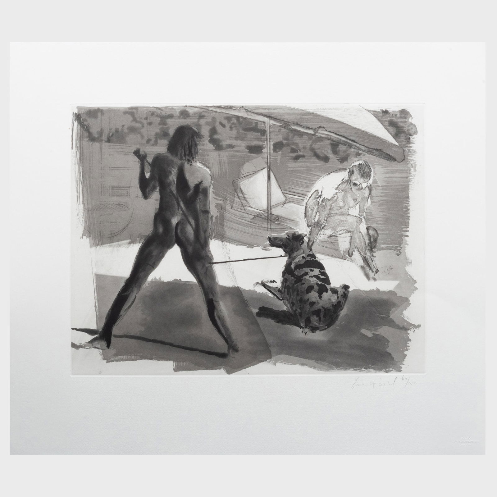 Eric Fischl (b. 1948): Beach; and Shower (1 of 7)