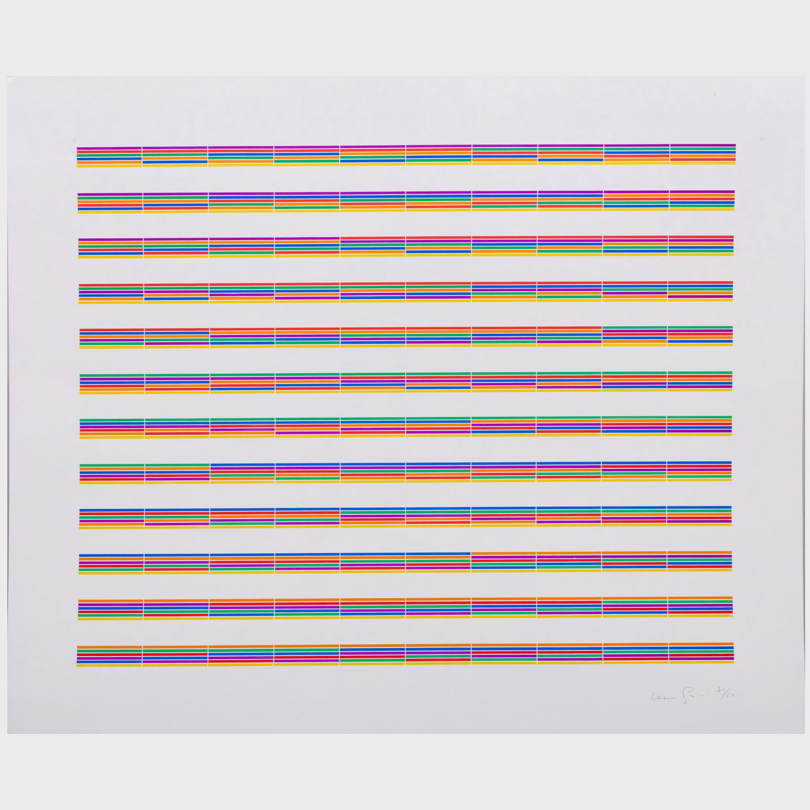 Laura Grisi (1939-2017): Stripes (1 of 20)