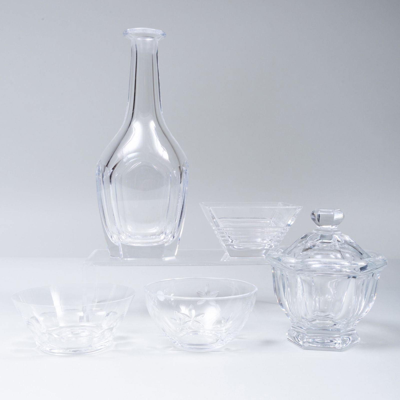 Group of Baccarat and Other Glass Table Wares (1 of 10)