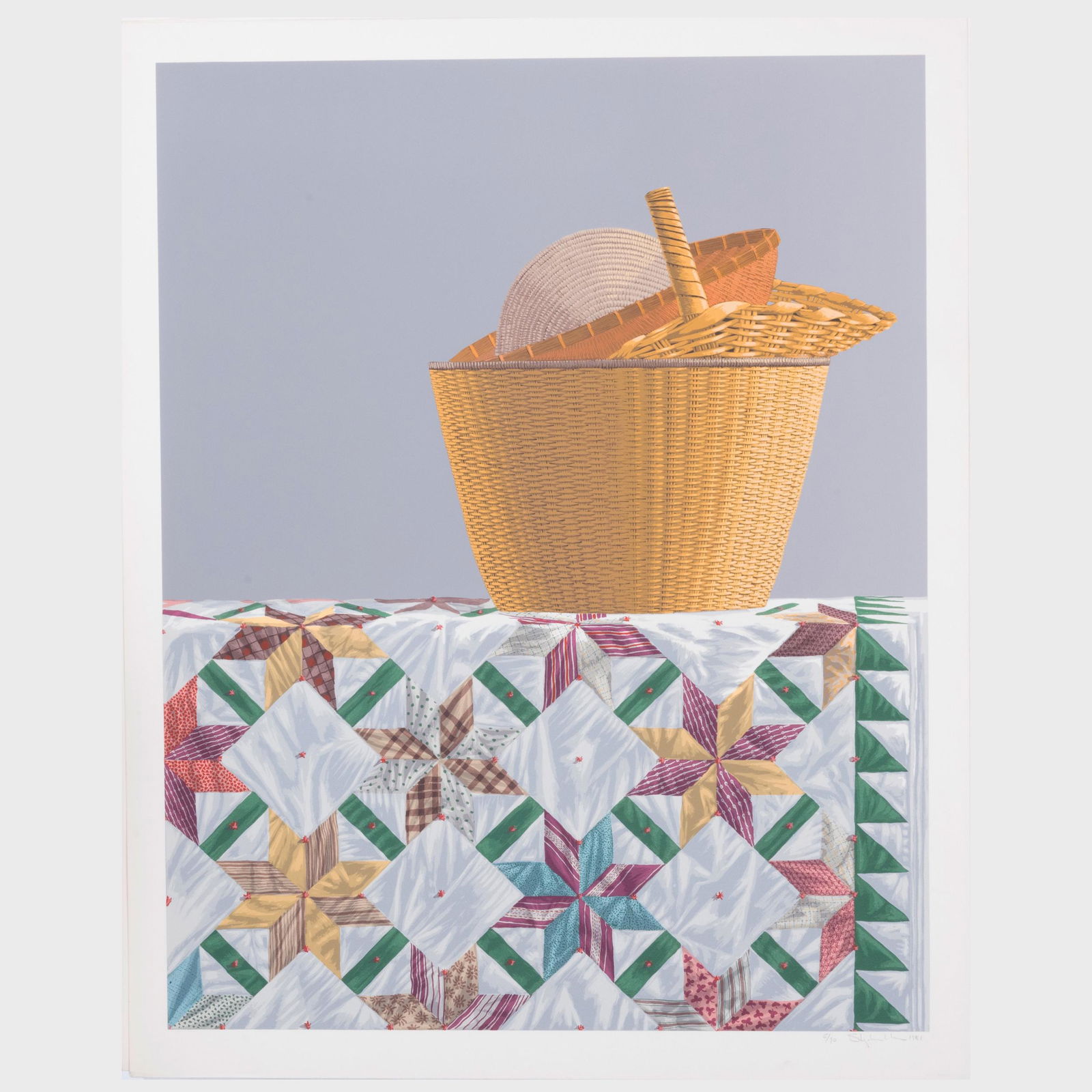 20th Century School: Basket and Quilt: Three (1 of 9)