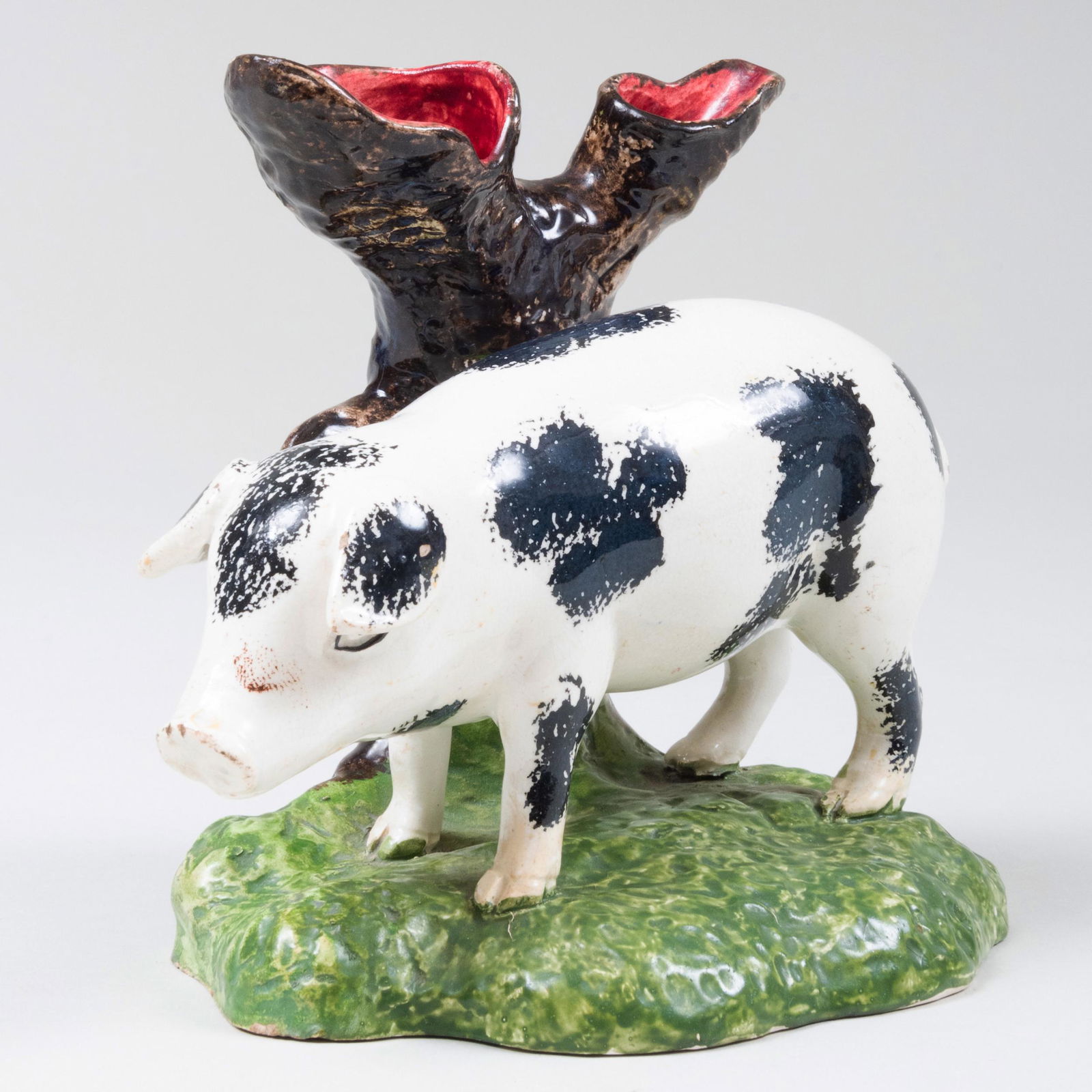 Staffordshire Hog Form Spill Vase (1 of 7)