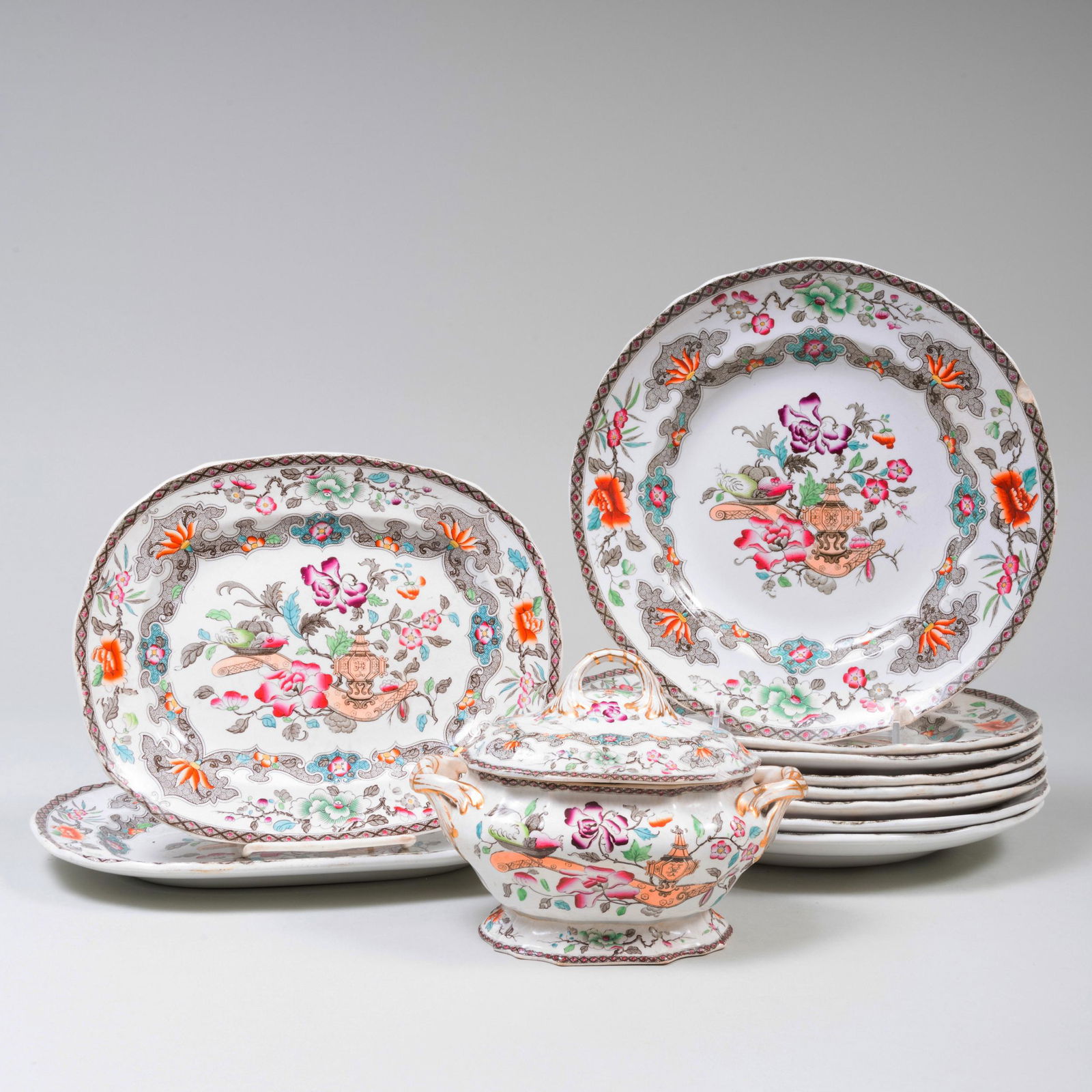 English Minton & Boyle Transfer Printed and Enriched (1 of 20)