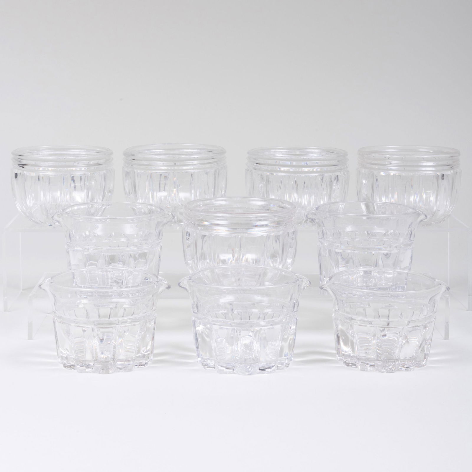 Two Sets of Five George IV Glass Rinsers (1 of 13)