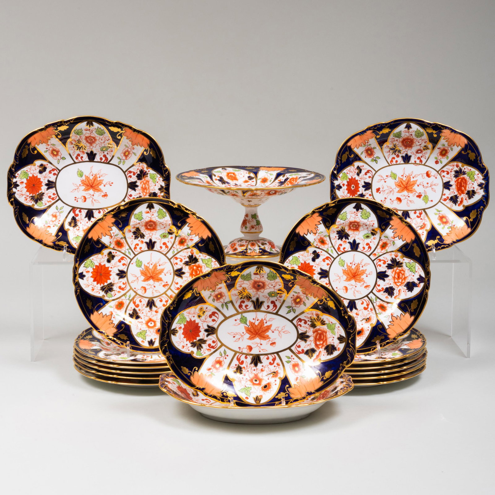 Royal Crown Derby Cobalt Ground Porcelain Part Service (1 of 16)