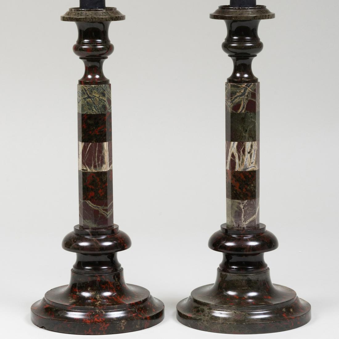 Pair of Cornish Stone and Agate Table Lamps (1 of 5)