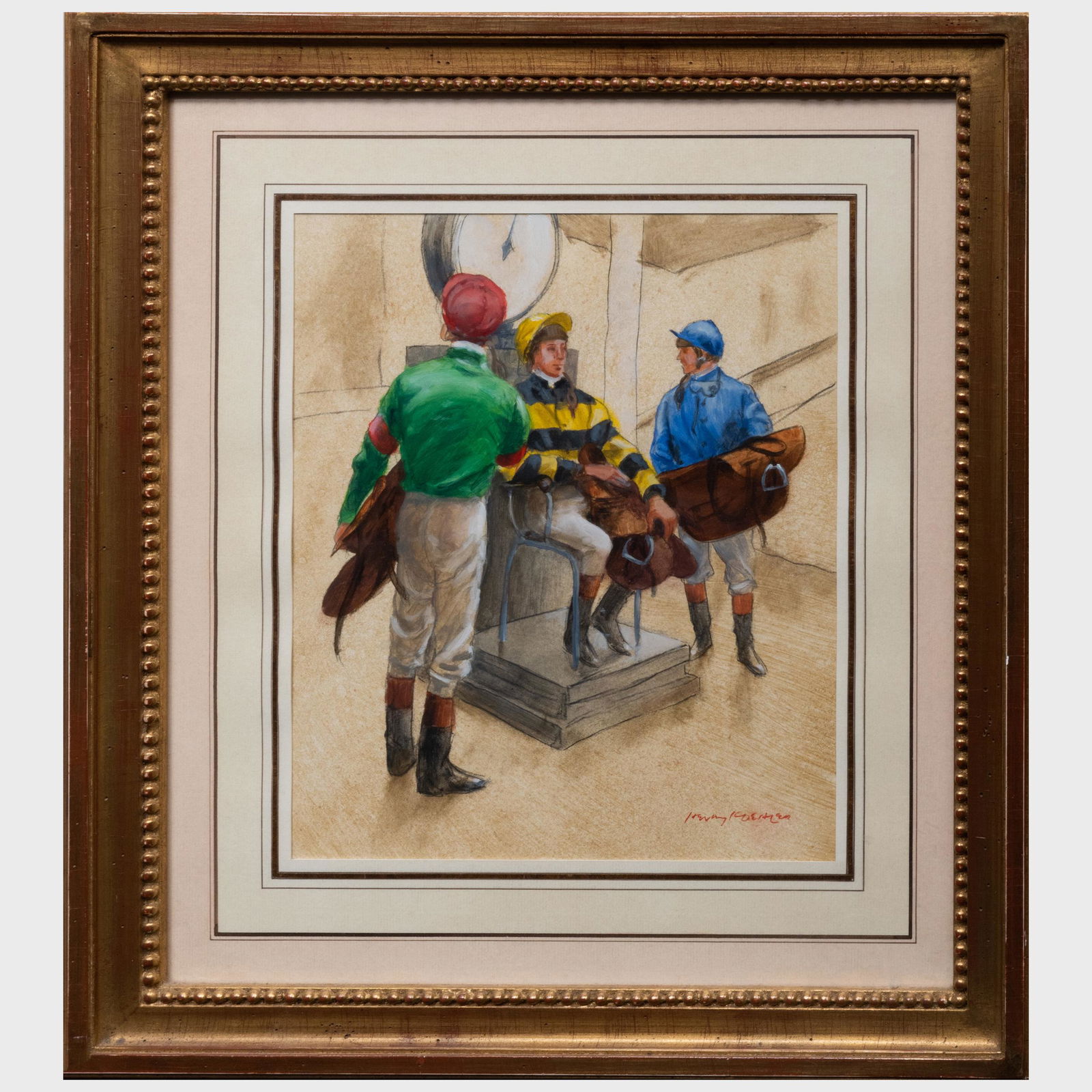 Henry Koehler (1927-2018): Weighing In, Longchamp (1 of 4)
