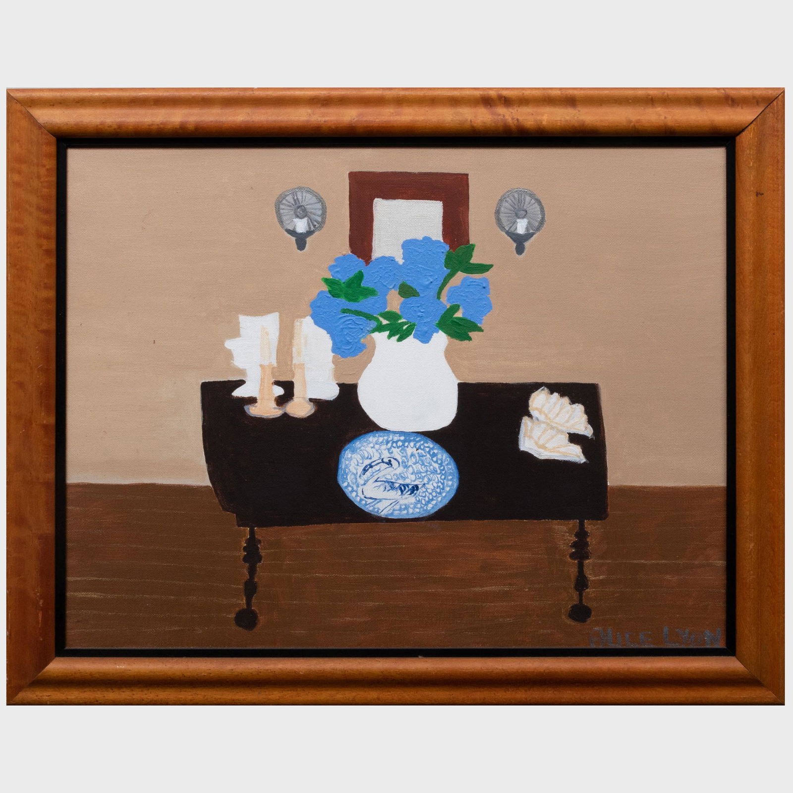 Alice Lyon: Still Life with Blue Flowers (1 of 4)