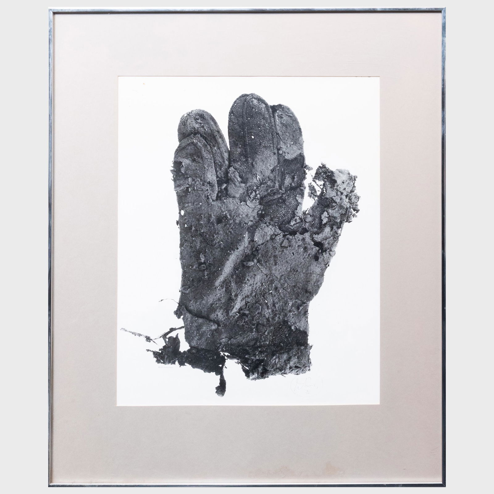 After Irving Penn (1917-2009): Mud Glove, New York (1 of 5)