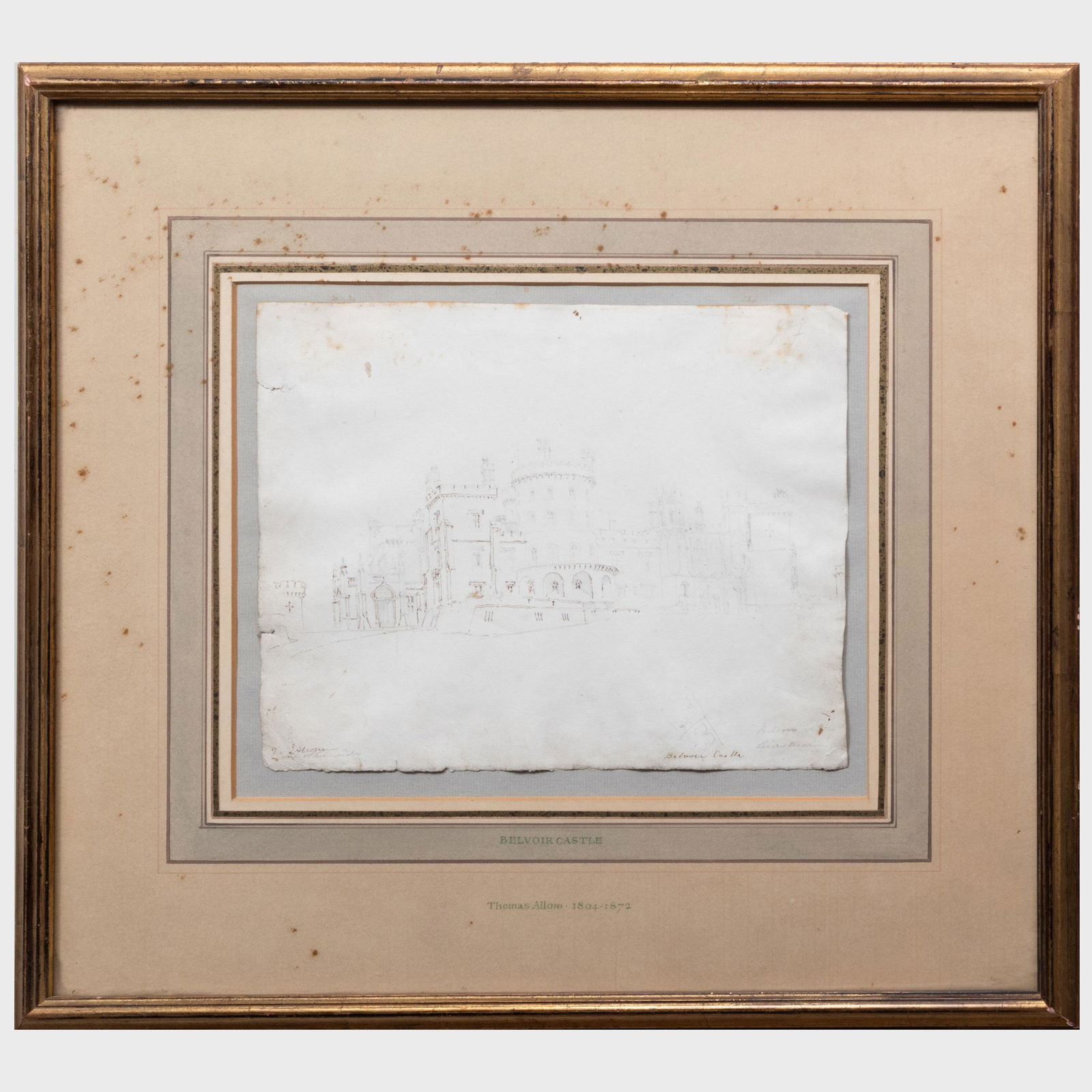 Thomas Allom (1804-1872): Belvoir Castle (1 of 6)