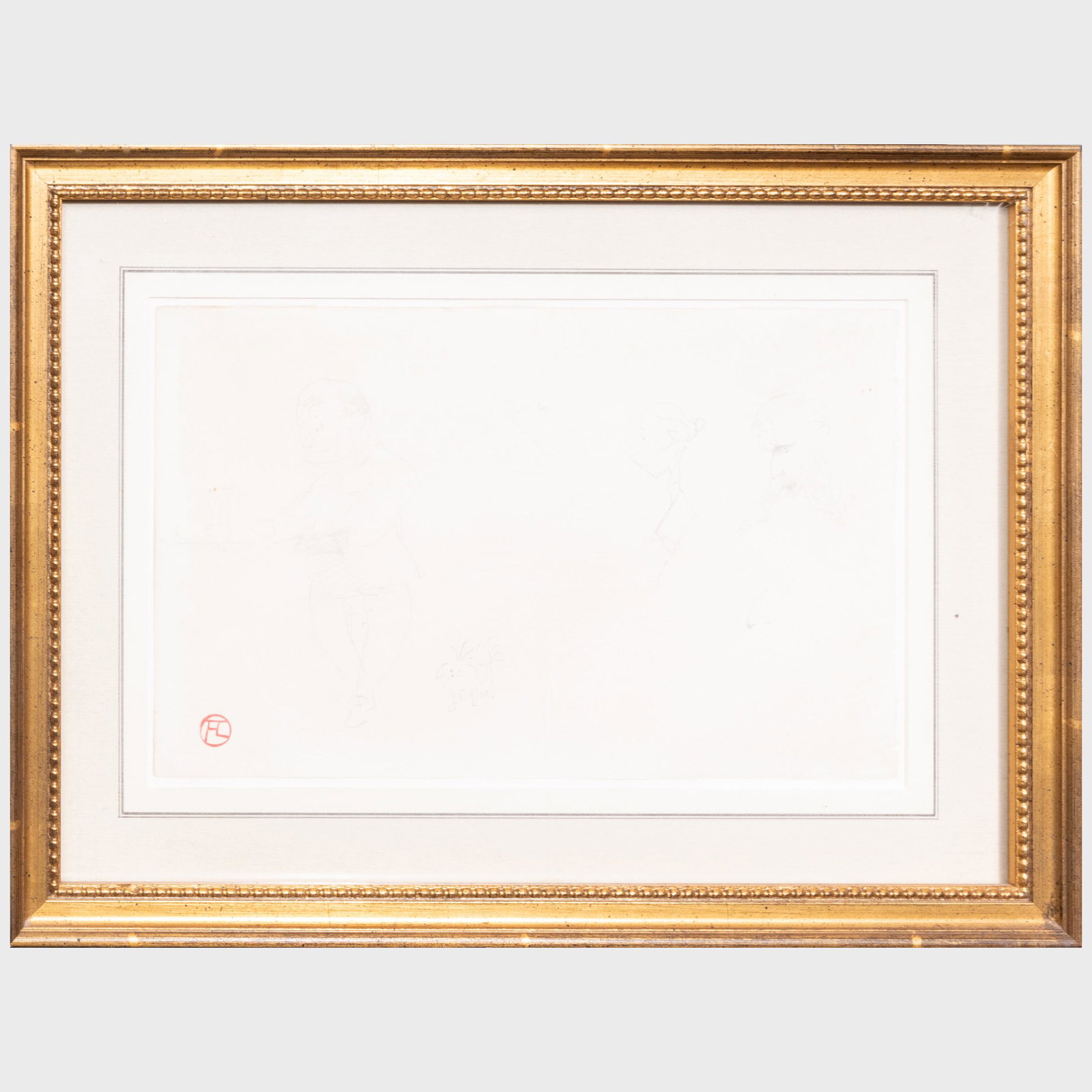 Attributed to Henri de Toulouse-Lautrec (1864-1901): (1 of 4)