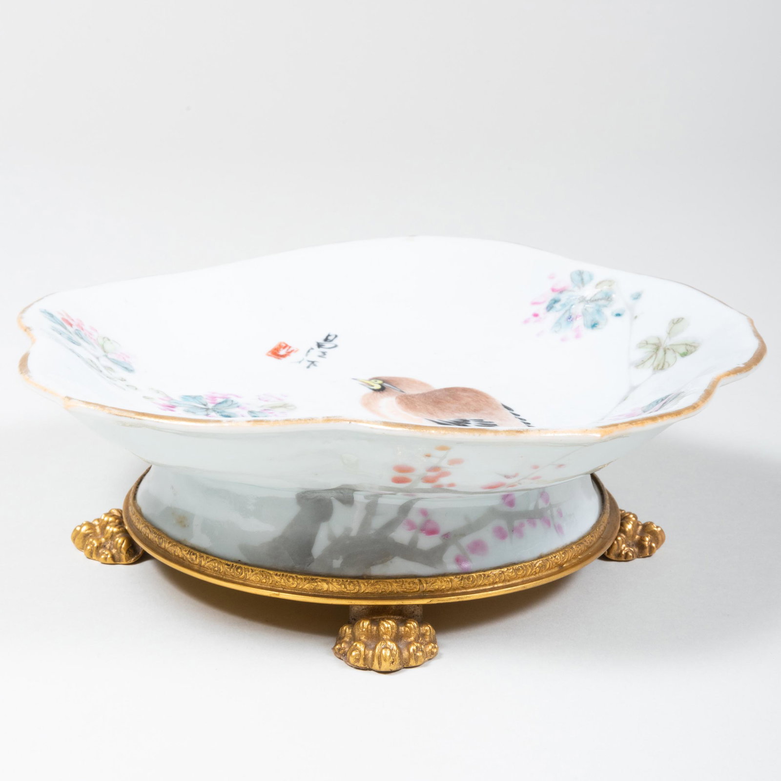 Chinese Footed Bowl Mounted to a Nicolas Haydon Ormolu (1 of 10)