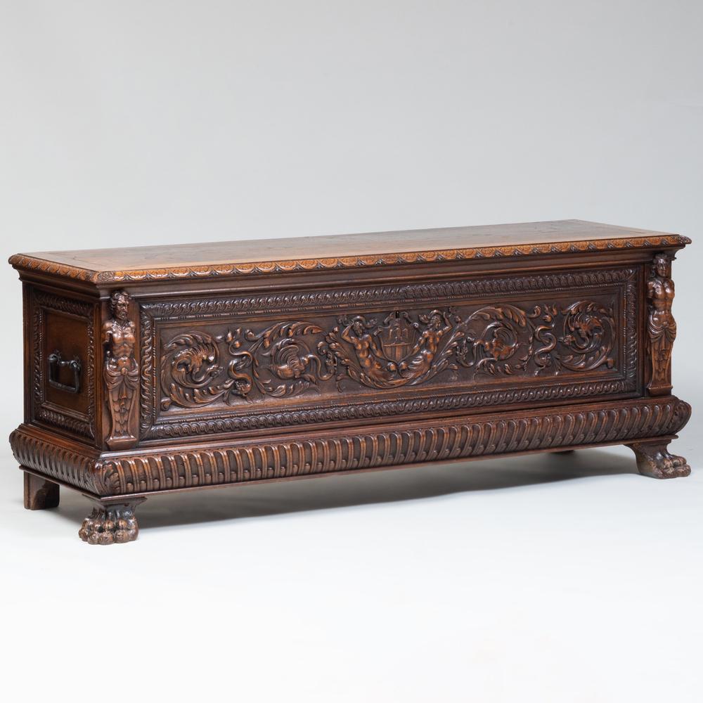 Continental Baroque Style Carved Walnut and Oak (1 of 13)