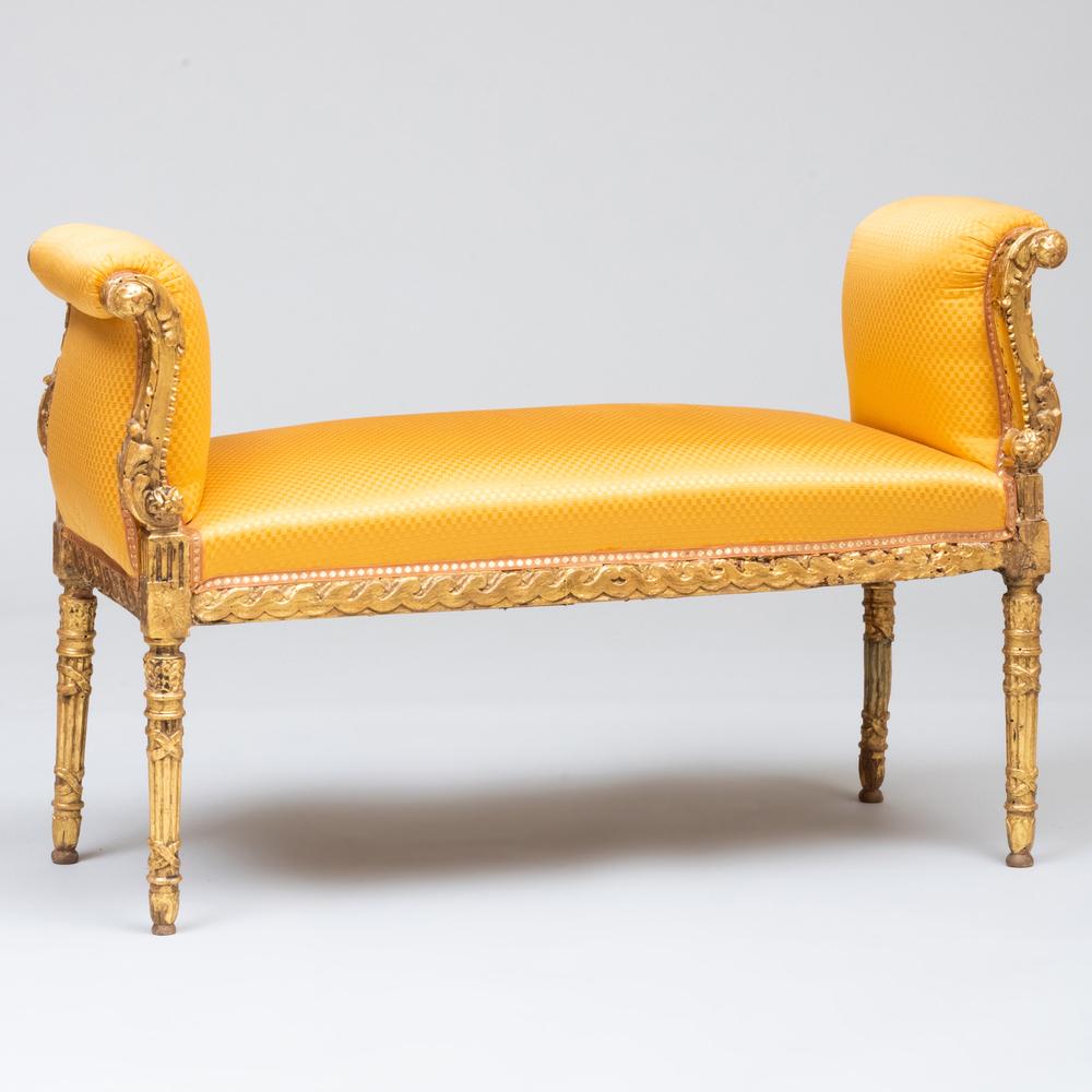 North Italian Giltwood Bench (1 of 7)