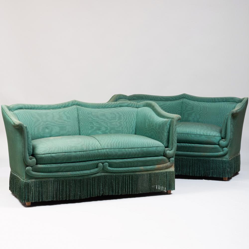 Pair of Silk Upholstered Settees, by Maison Jansen (1 of 15)