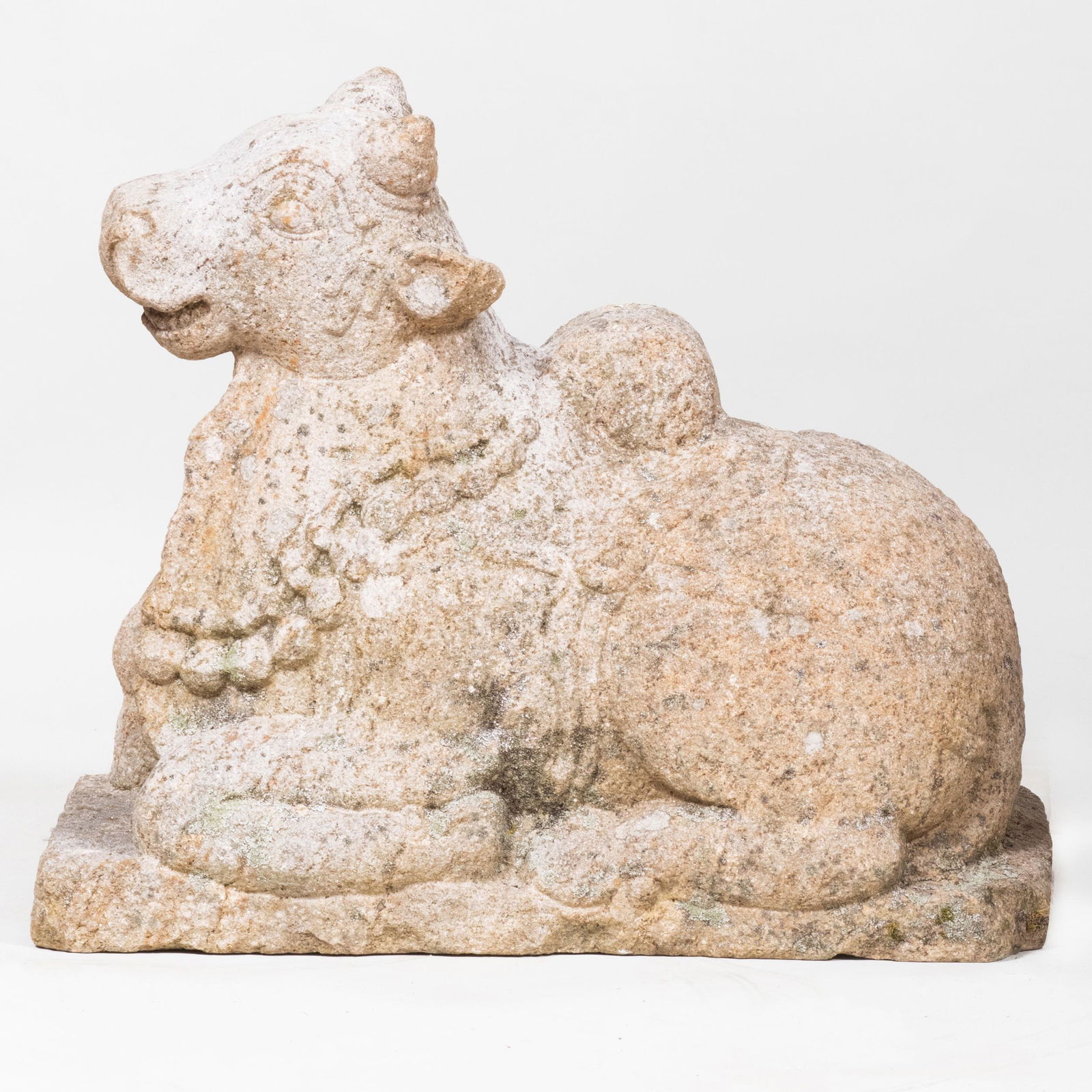 Indian Granite Figure of Nandi Bull, South India (1 of 7)
