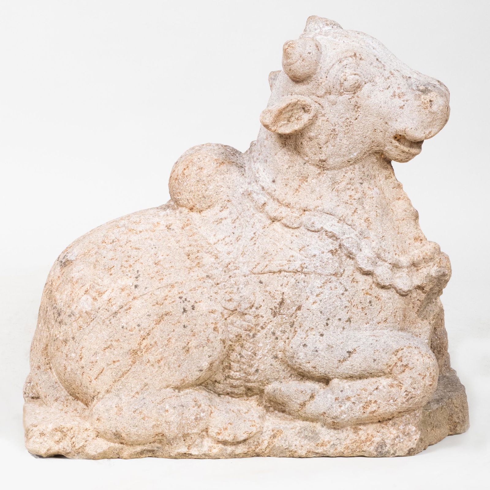 Indian Granite Figure of Nandi Bull, South India (1 of 6)