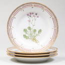 Set of Four Royal Copenhagen Porcelain 'Flora Danica'