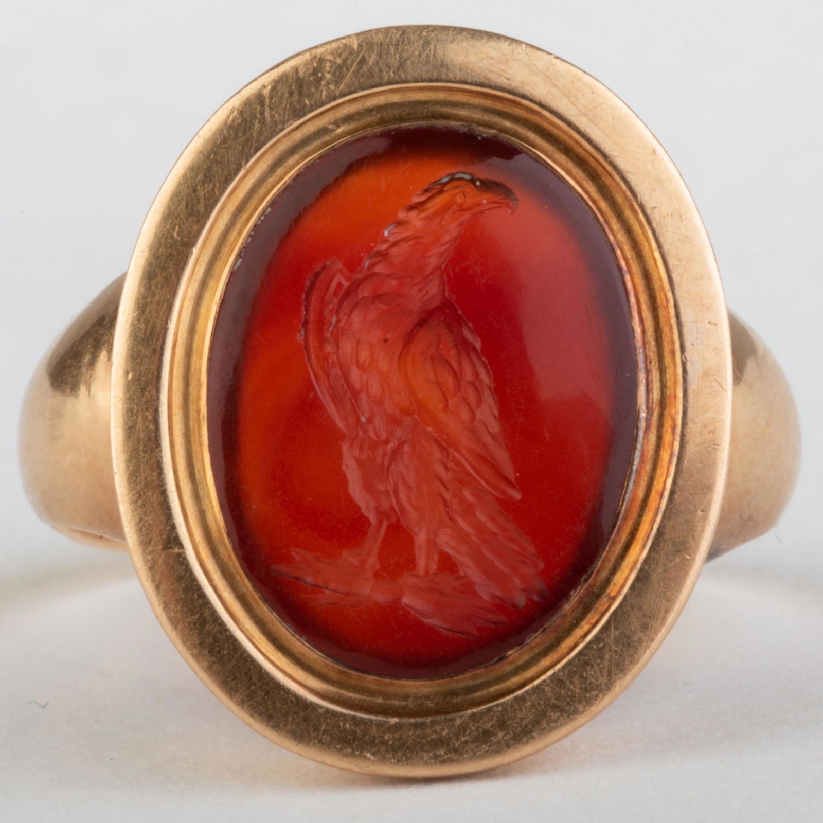 Ancient Roman Carnelian Agate Intaglio of the Eagle of (1 of 7)