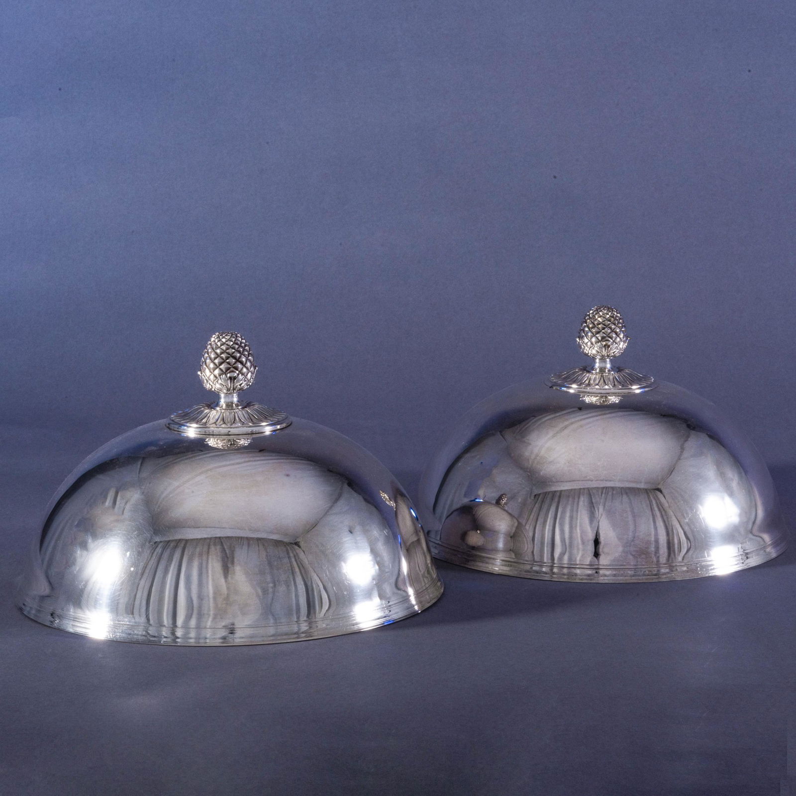 Pair of Christofle Silver Plate Cloches (1 of 12)