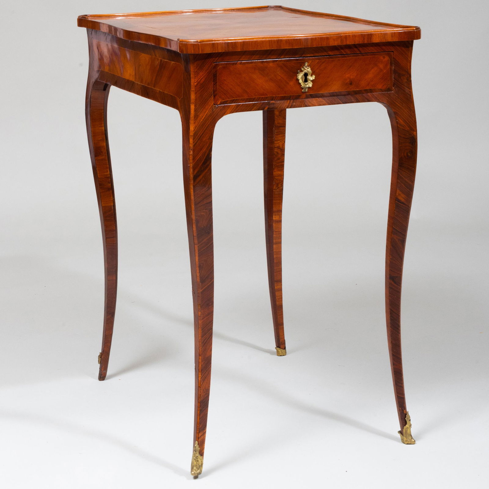 Louis XV Ormolu-Mounted Kingwood Parquetry Table à (1 of 8)