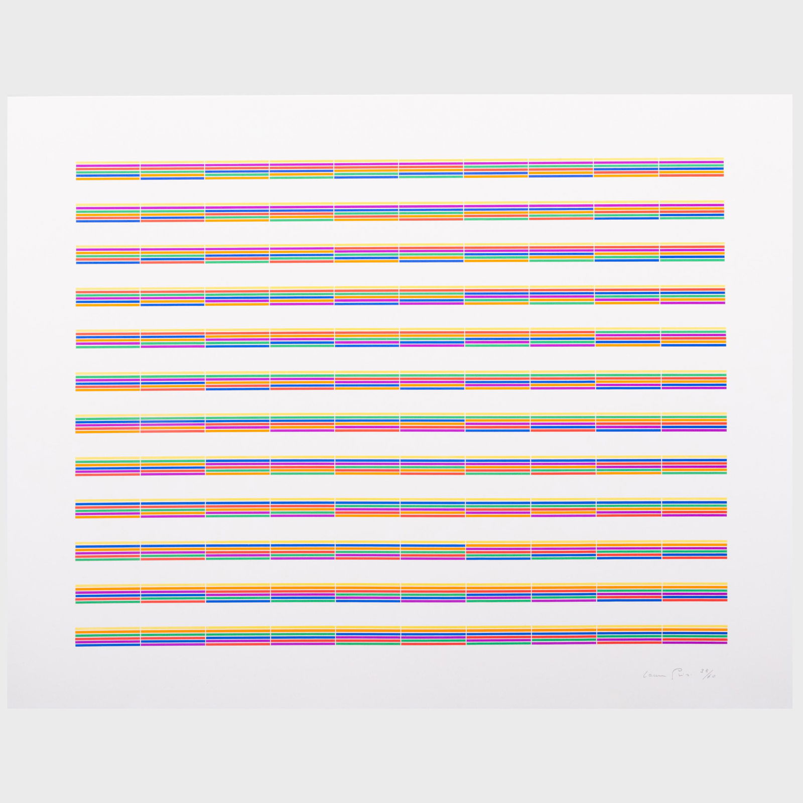 Laura Grisi (1939-2017): Stripes (1 of 20)