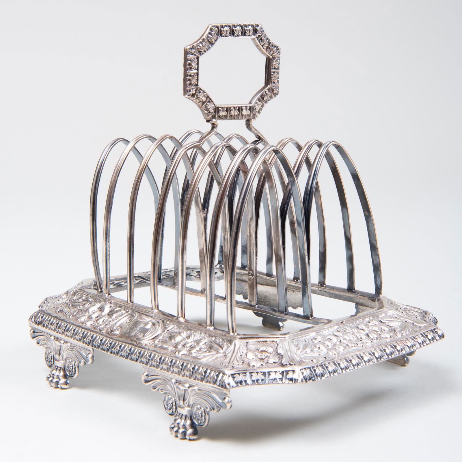 Goerge III Silver Toast Rack (1 of 9)