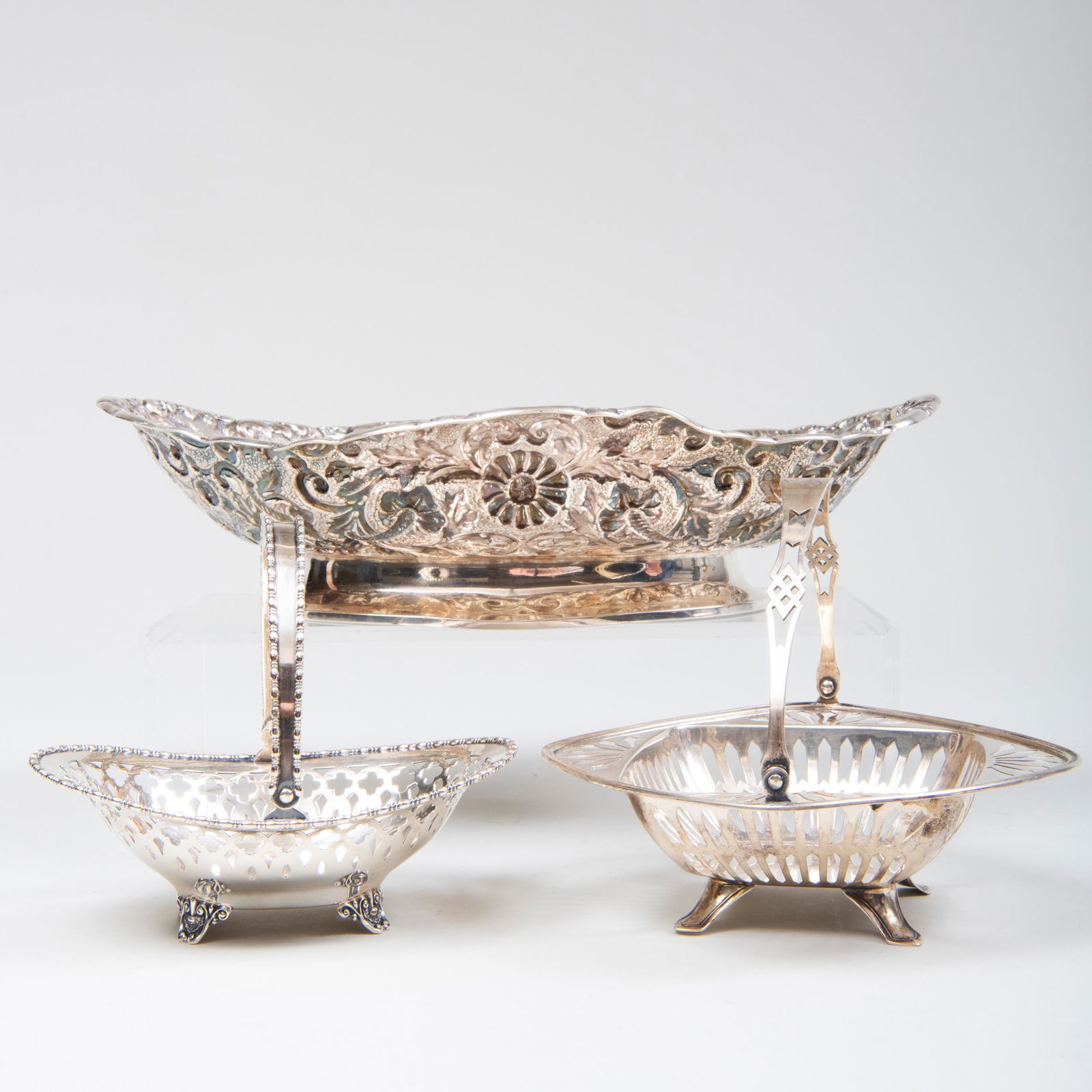 Set of Three American Silver Table Articles (1 of 10)