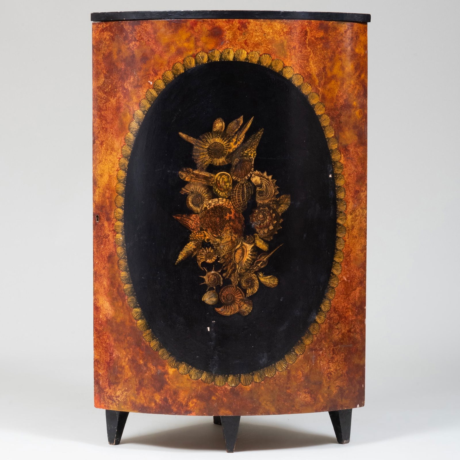 Piero Fornasetti Decoupaged and Painted Corner Cabinet (1 of 9)