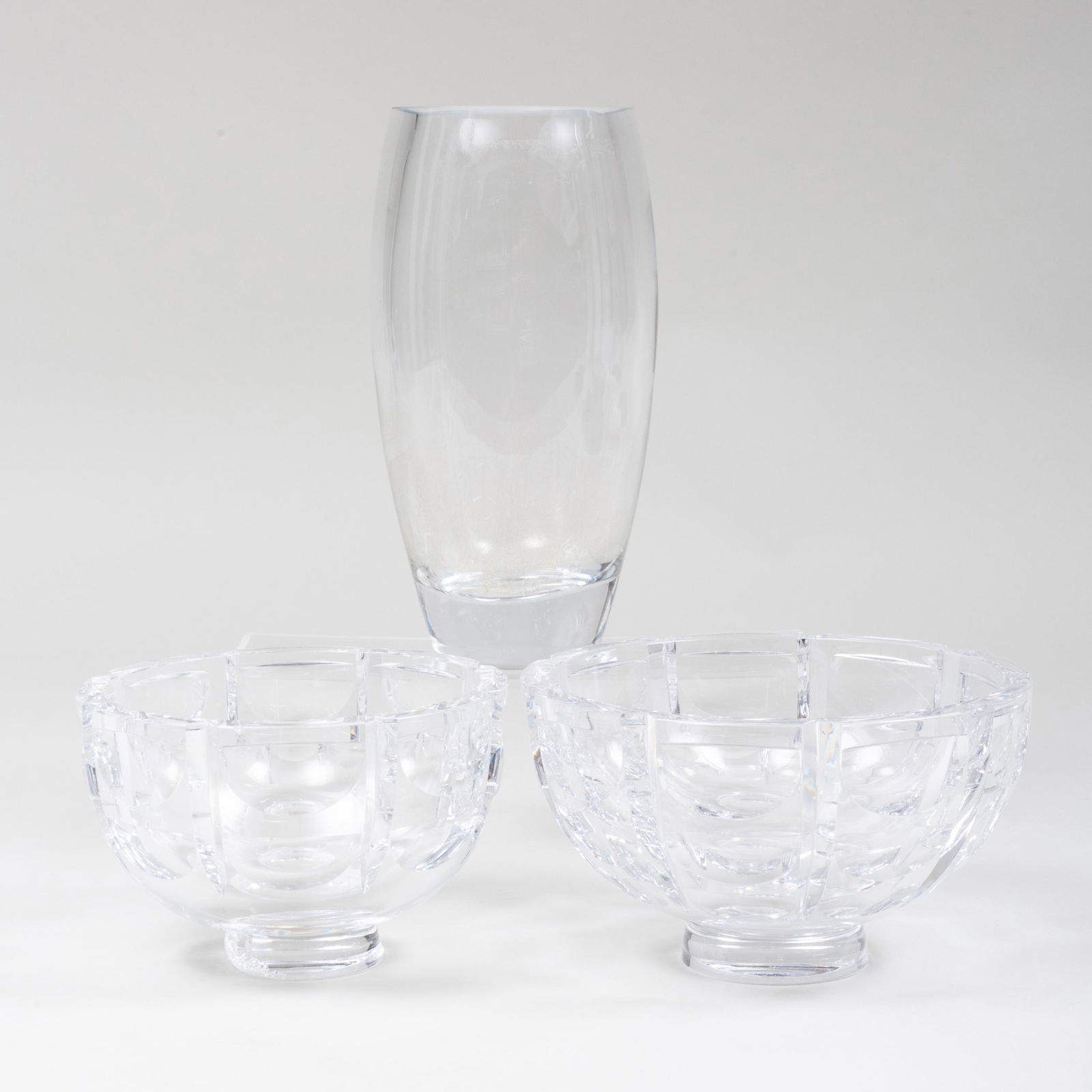 Two Orrefors Glass Bowls and a Vase (1 of 15)