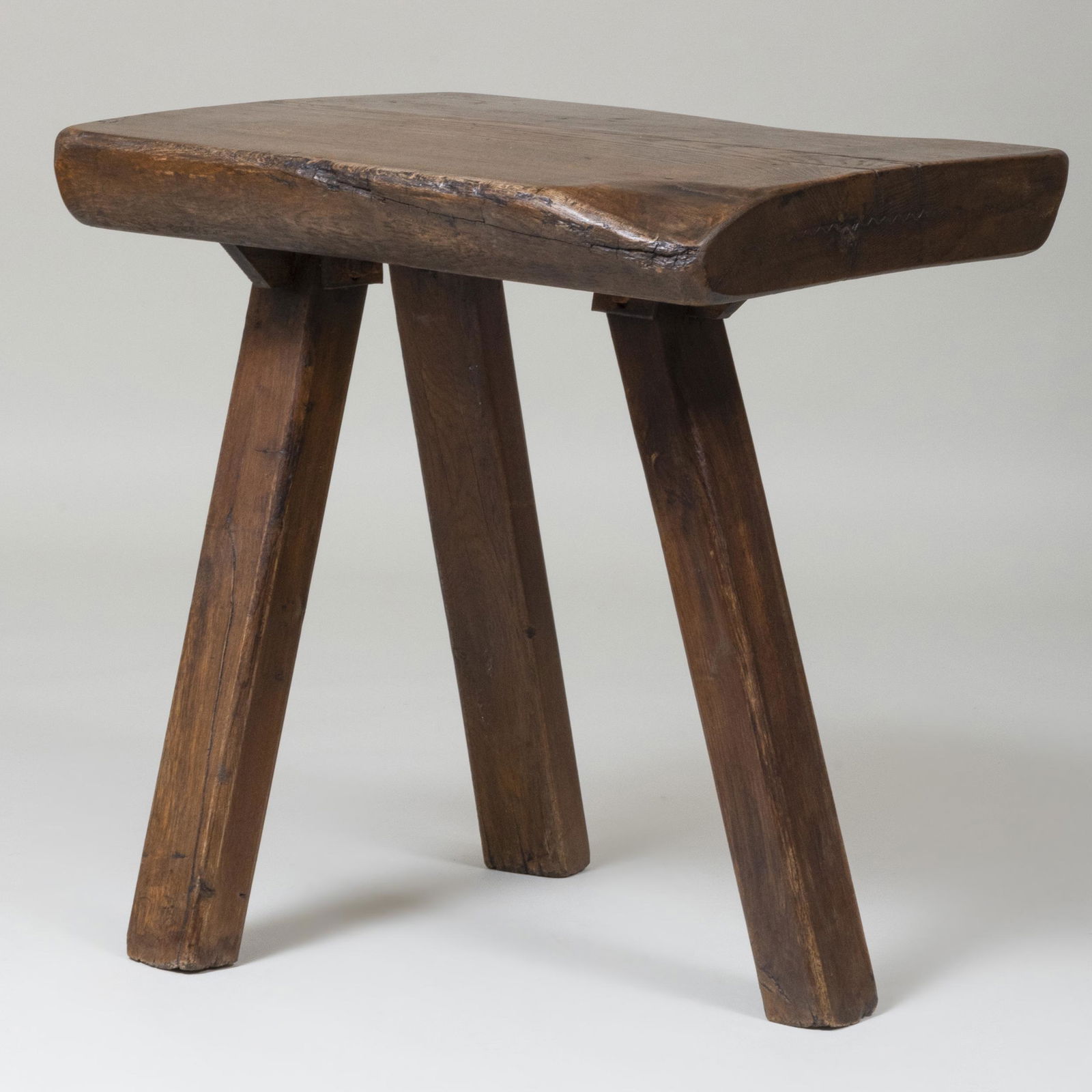 Large Rustic Oak Side Table (1 of 7)