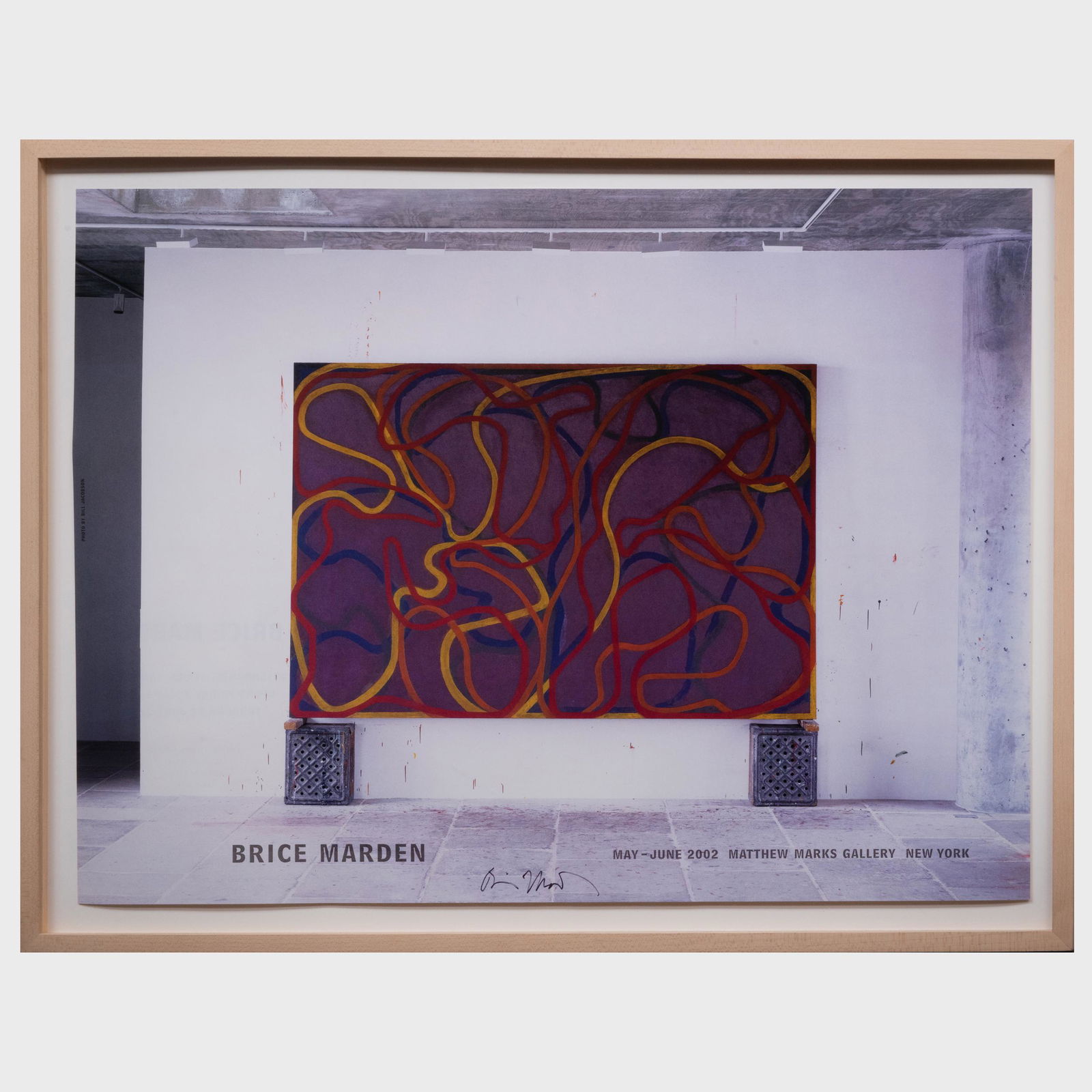 Brice Marden Exhibition Poster, Matthew Marks Gallery (1 of 4)