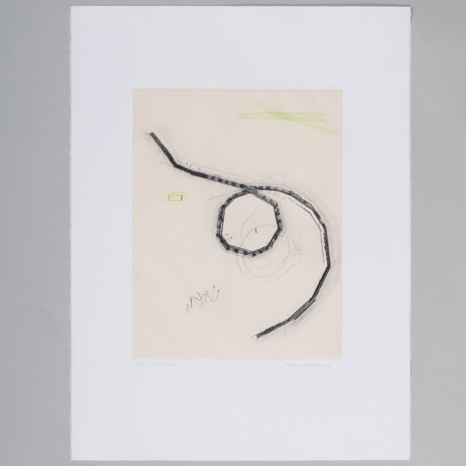 Glenn Goldberg (b. 1953): Coil Print (1 of 4)