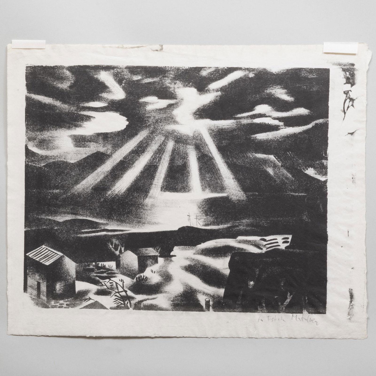 Jan Matulka (1890-1972): Maine (1 of 3)