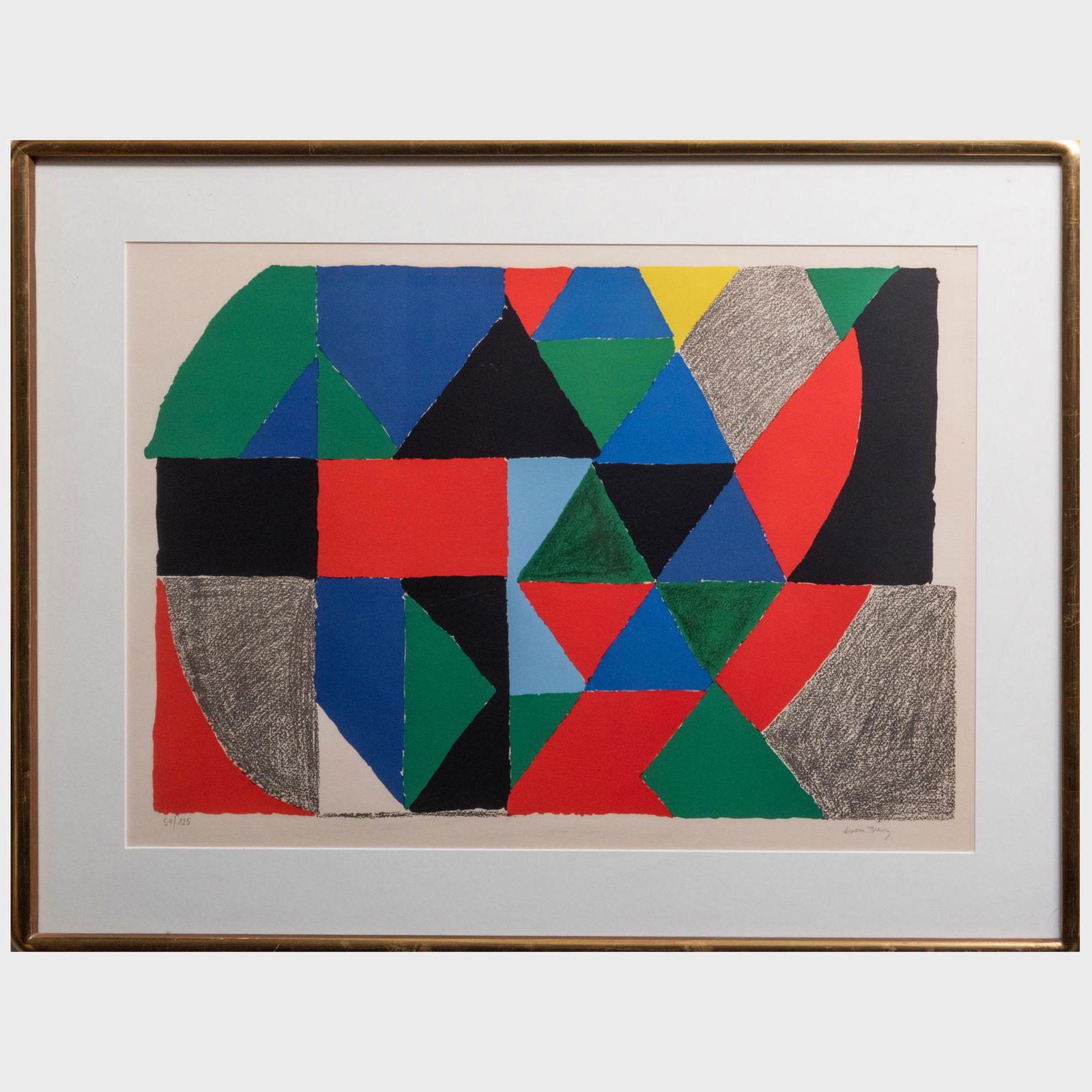 Sonia Delaunay (1885-1979): Scottisch (ou Polyphonie) (1 of 5)