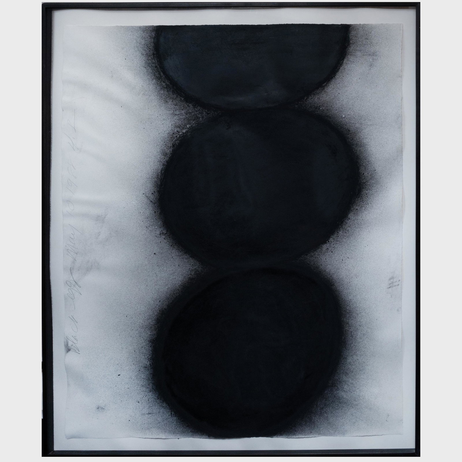 Donald Sultan (b. 1951): Black Eggs (1 of 6)